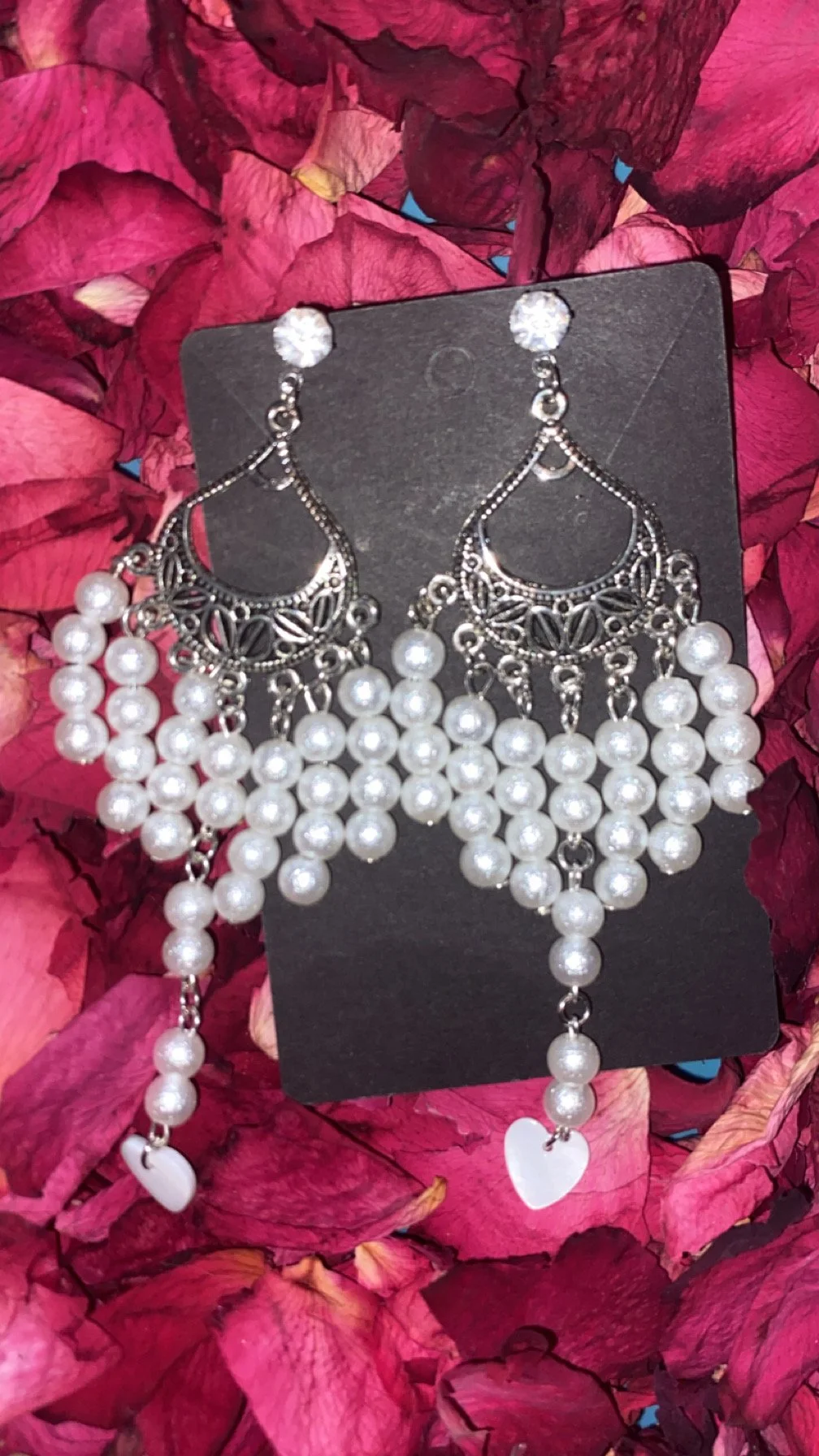 Beaded MOP <3 Dangles