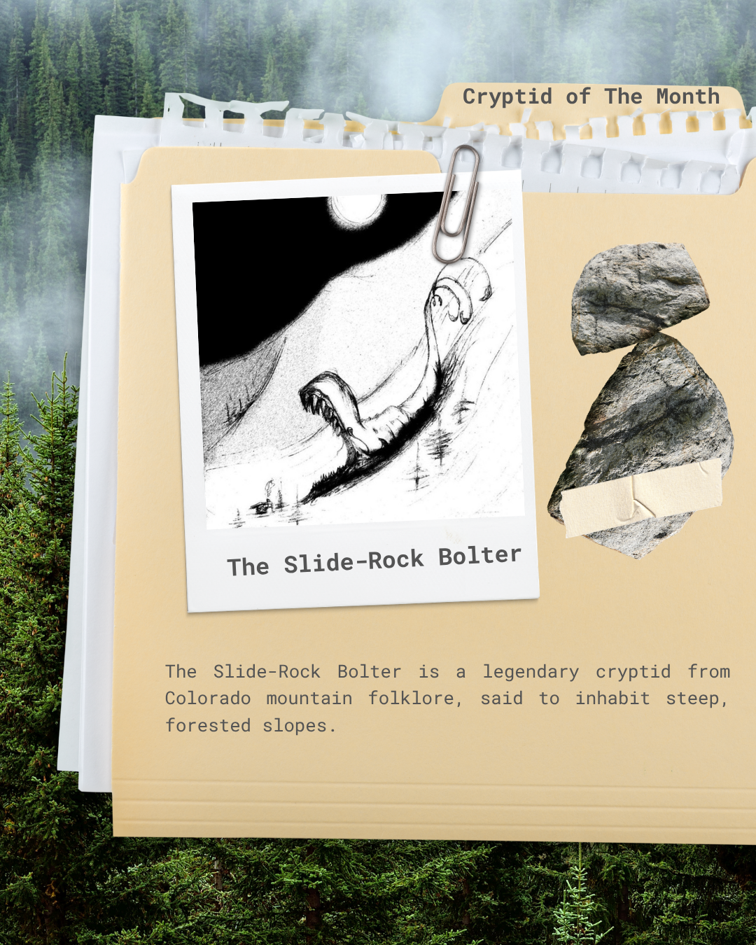 The Slide-Rock Bolter: Colorado Cryptid