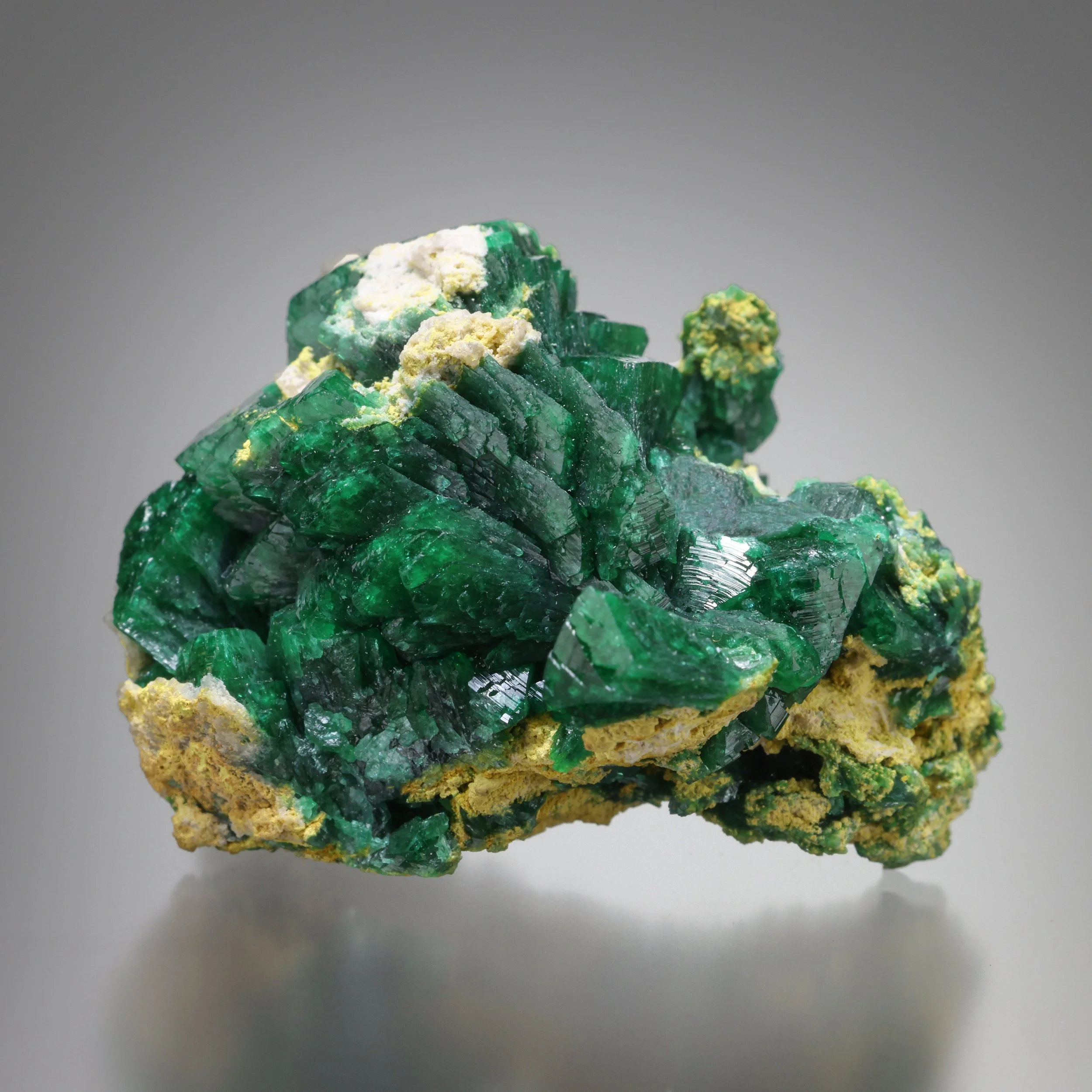 Deep green zincolivenite Tsumeb Mine.