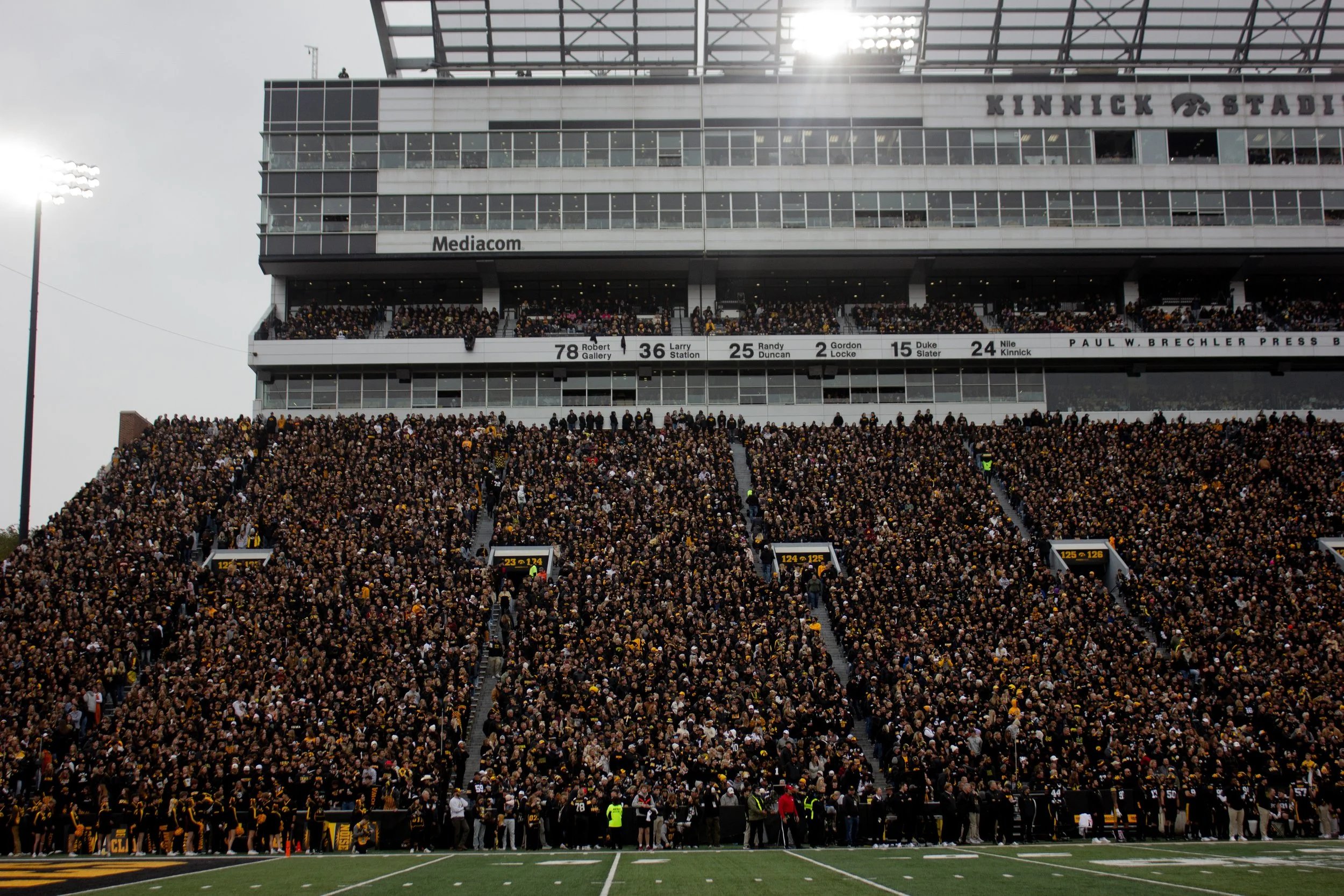 Iowa Football, Student Section