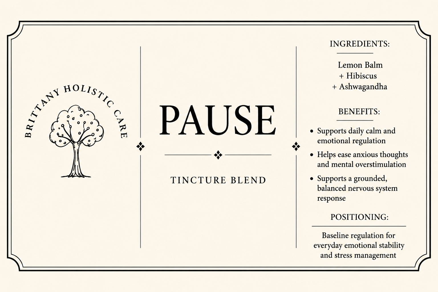 Pause (Lemon Balm + Hibiscus + Ashwagandha)