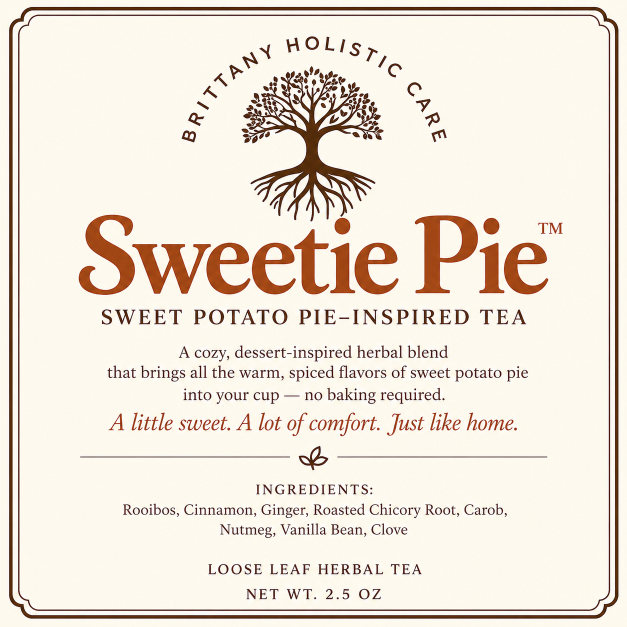 Sweetie Pie™ — Sweet Potato Pie-Inspired Herbal Tea