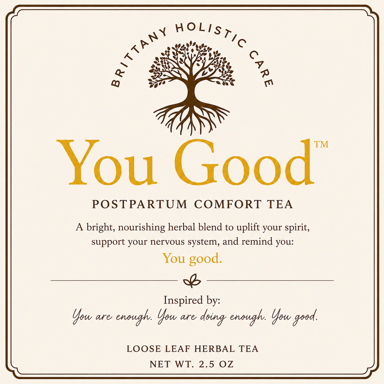 You Good™ — Postpartum Comfort Tea
