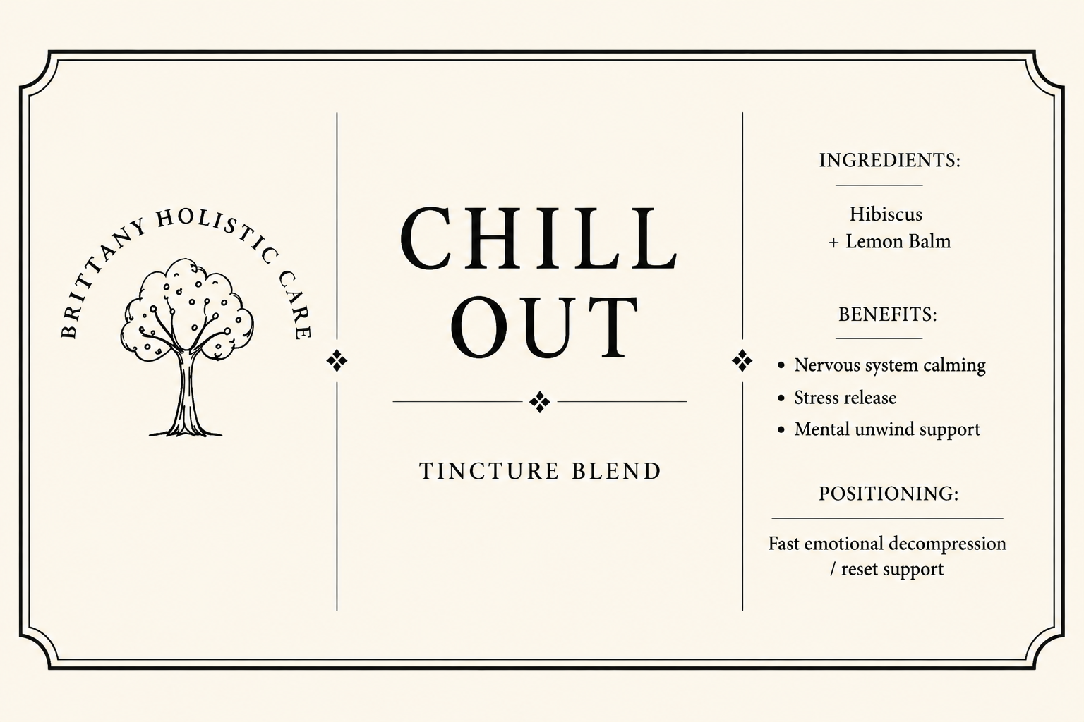 Chill out (Hibiscus + Lemon Balm)