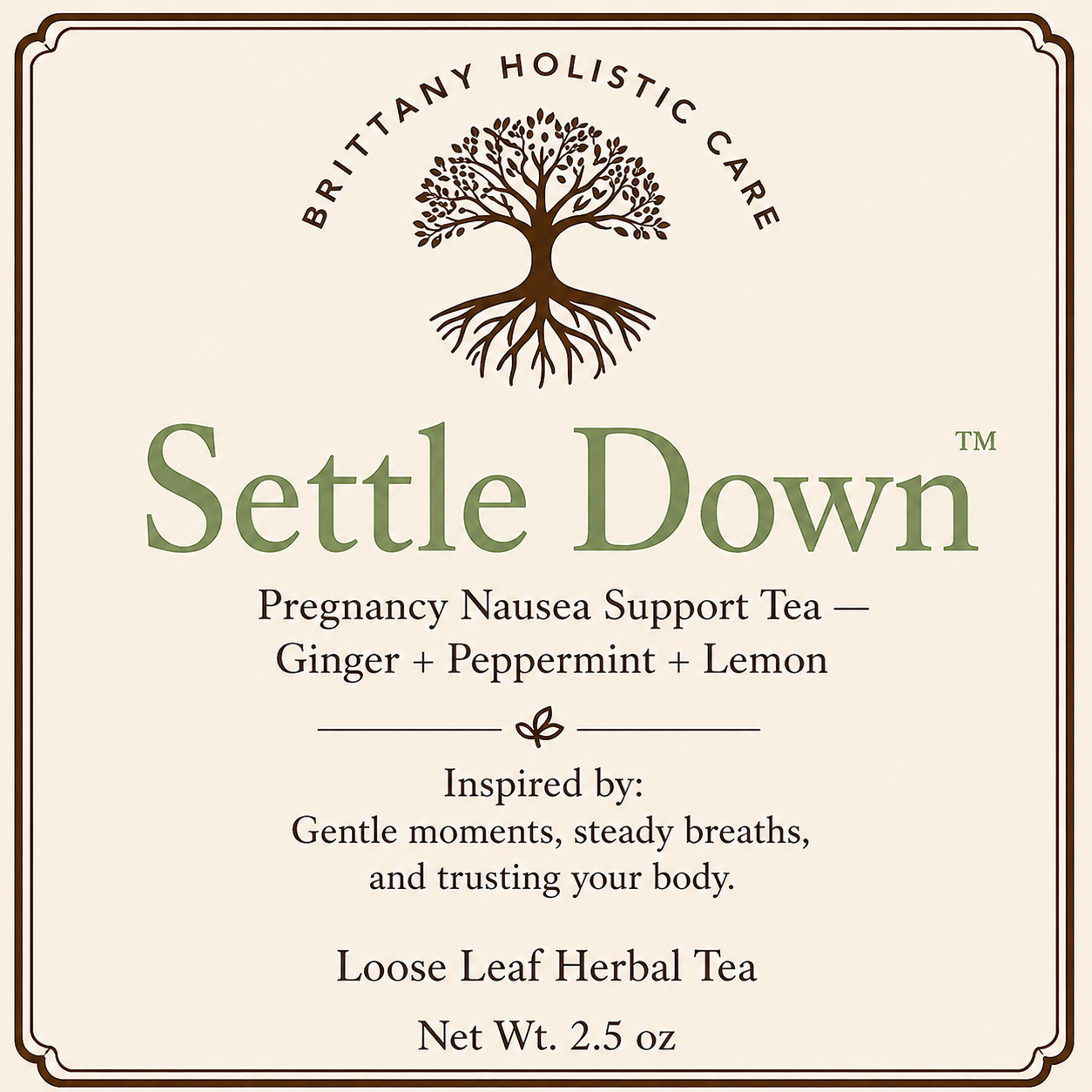 Settle Down™ — Pregnancy Nausea Support Tea