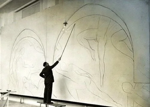 Henry Matisse working on &lsquo;The Dance&rsquo; 1910