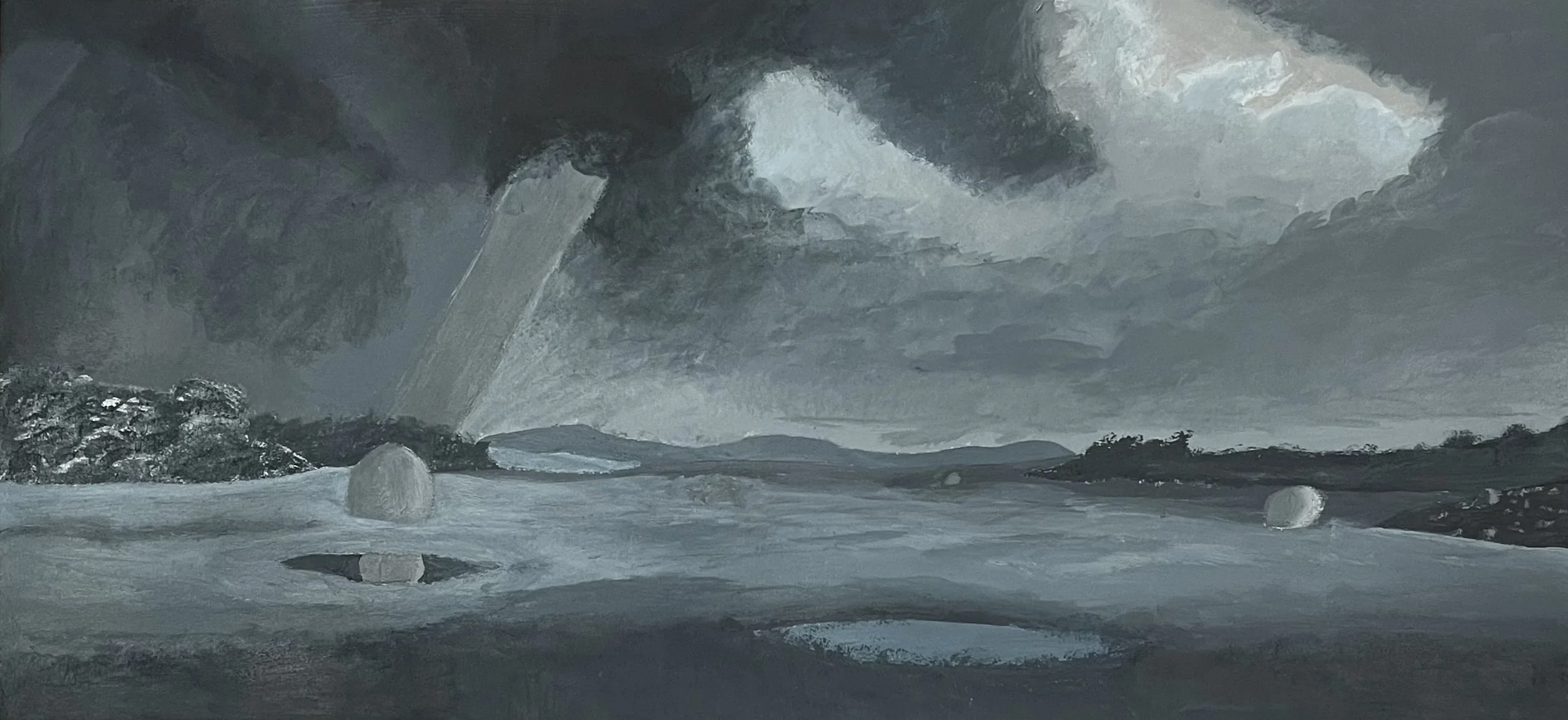 Acrylic on Mixed Media Paper,
Year 2023