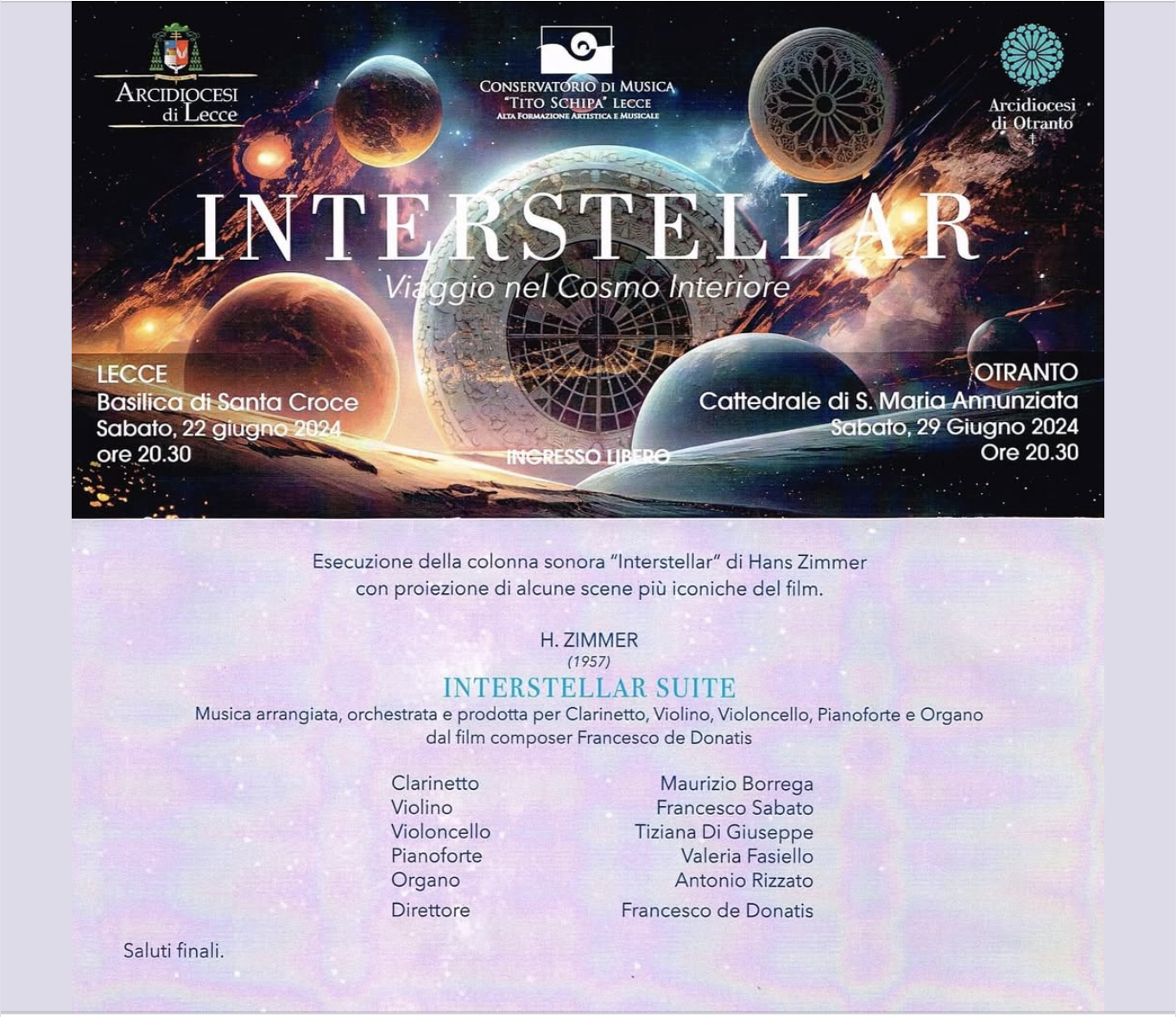 Interstellar: A Concert Journey into the Inner Cosmos