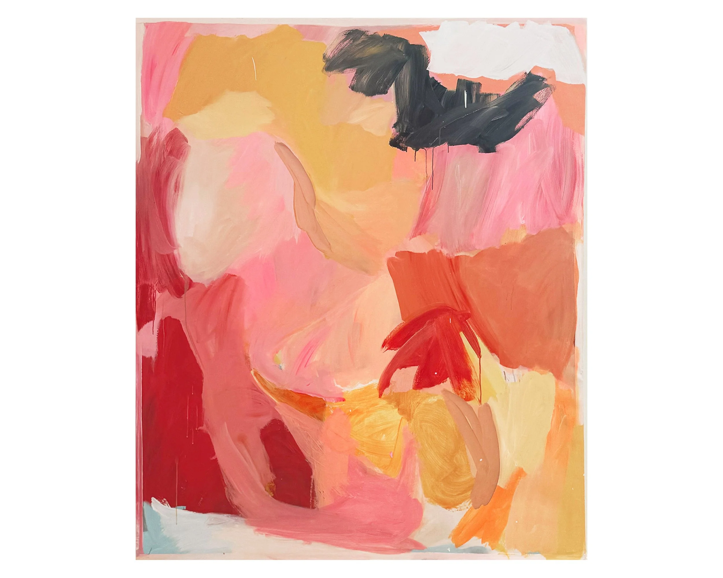 Redemption (Said the Skateboard Kid). Acrylic on canvas, 72 × 60 × 2 in.