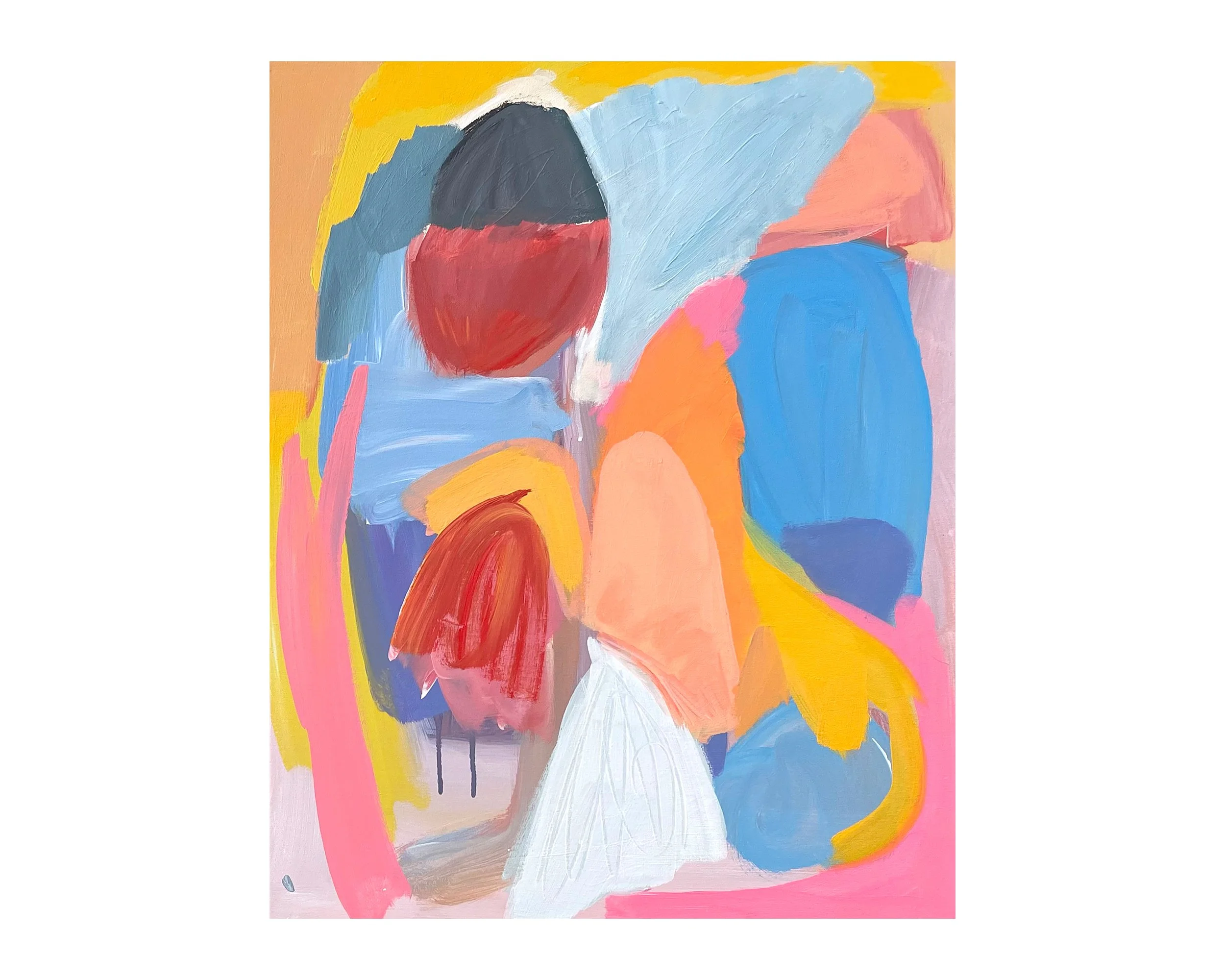 Intuition. Acrylic on canvas, 24 × 30 in., 2020–2022. Series: Oracle of Associated Light
