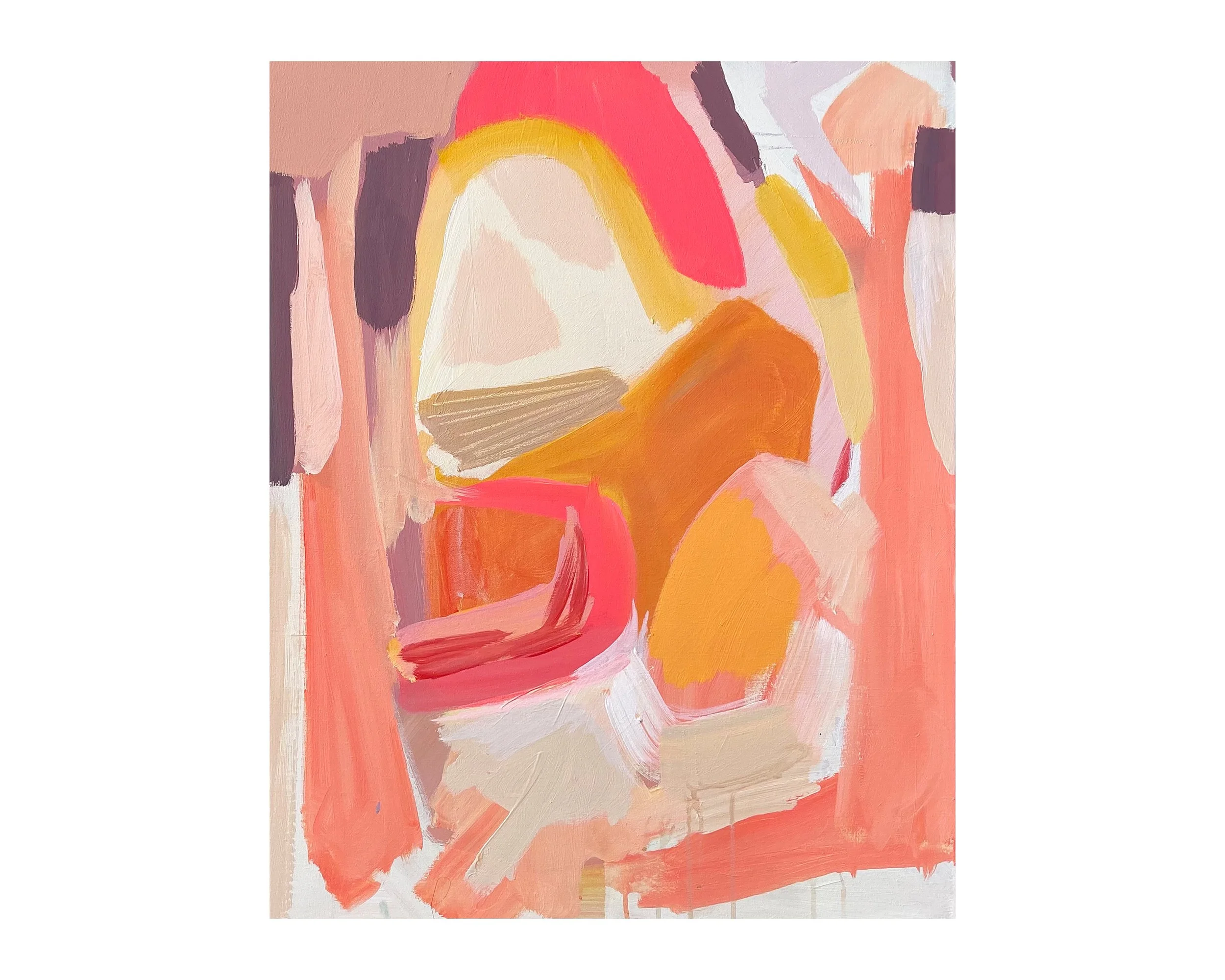 Body. Acrylic on canvas, 24 × 30 in., 2020–2022. Series: Oracle of Associated Light