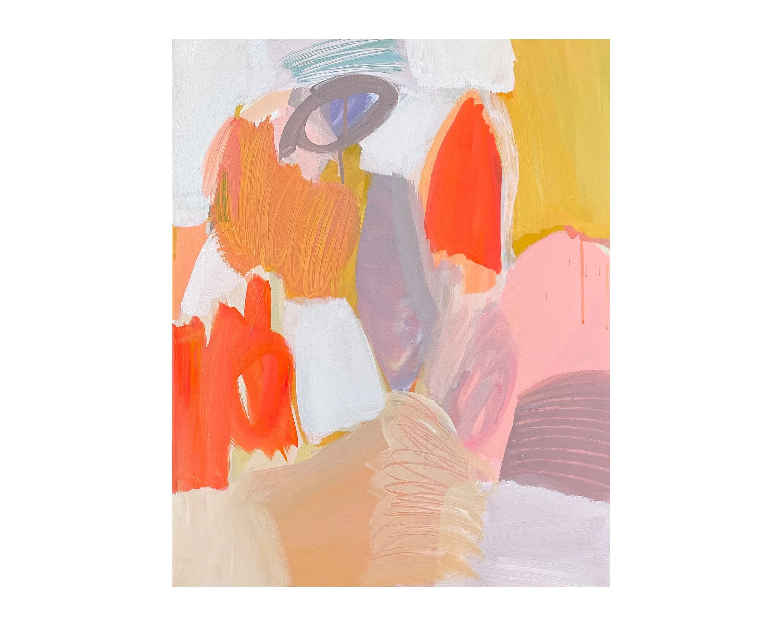 Light. Acrylic on canvas, 24 × 30 in., 2020–2022. Series: Oracle of Associated Light