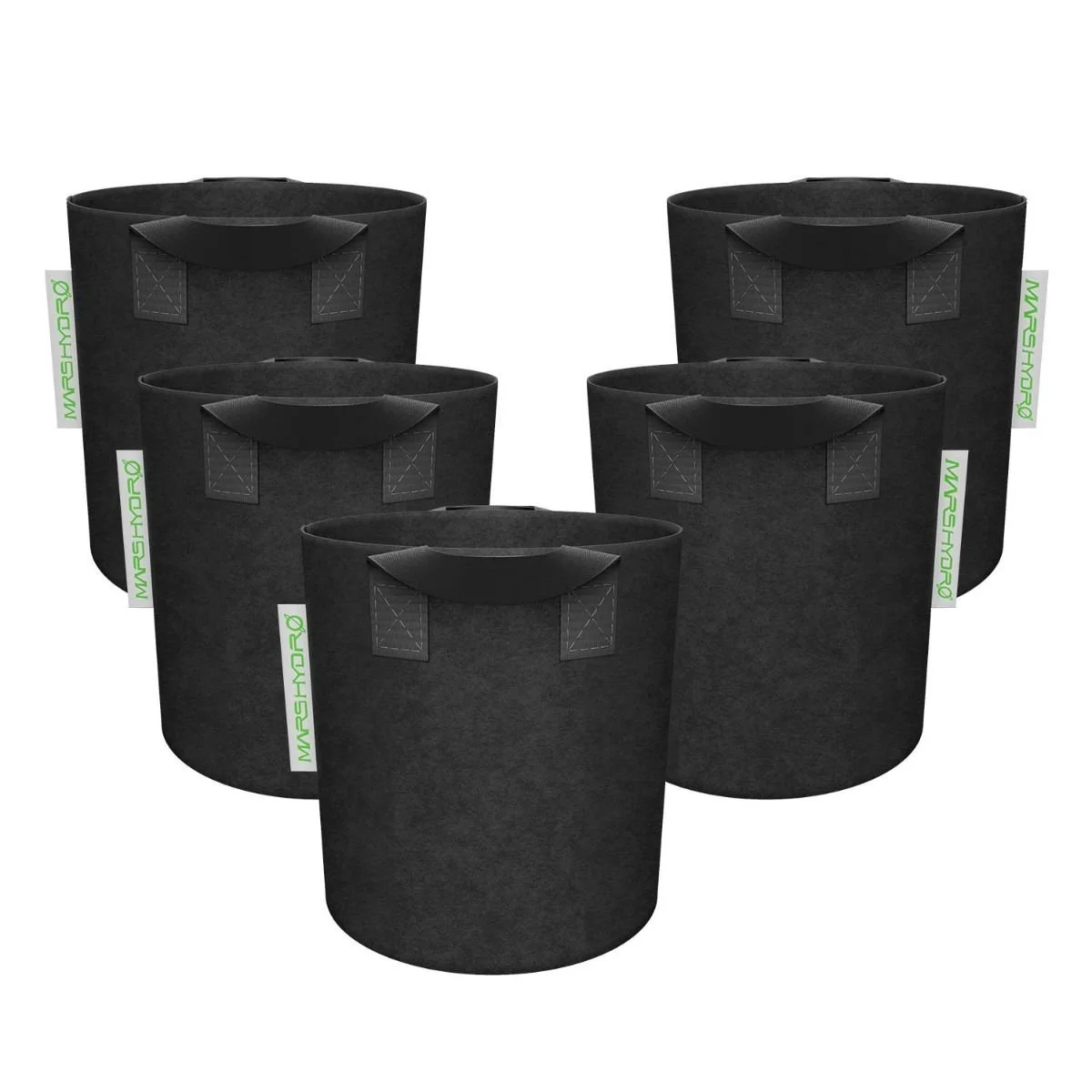 5 Galloon Fabric Pots - 5 Pack