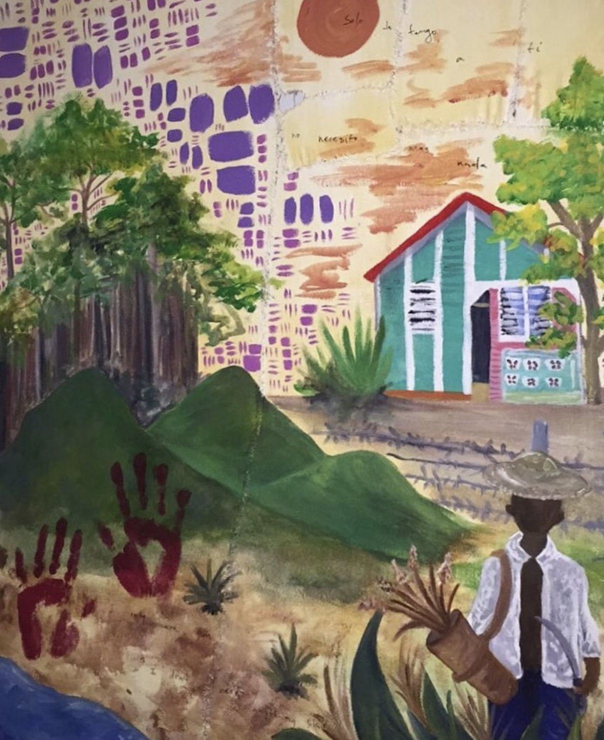 “La plena” Print