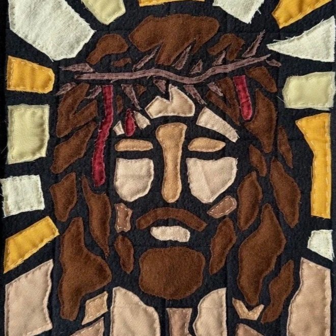 Patchwork: Jesus Wears a Crown of Thorns