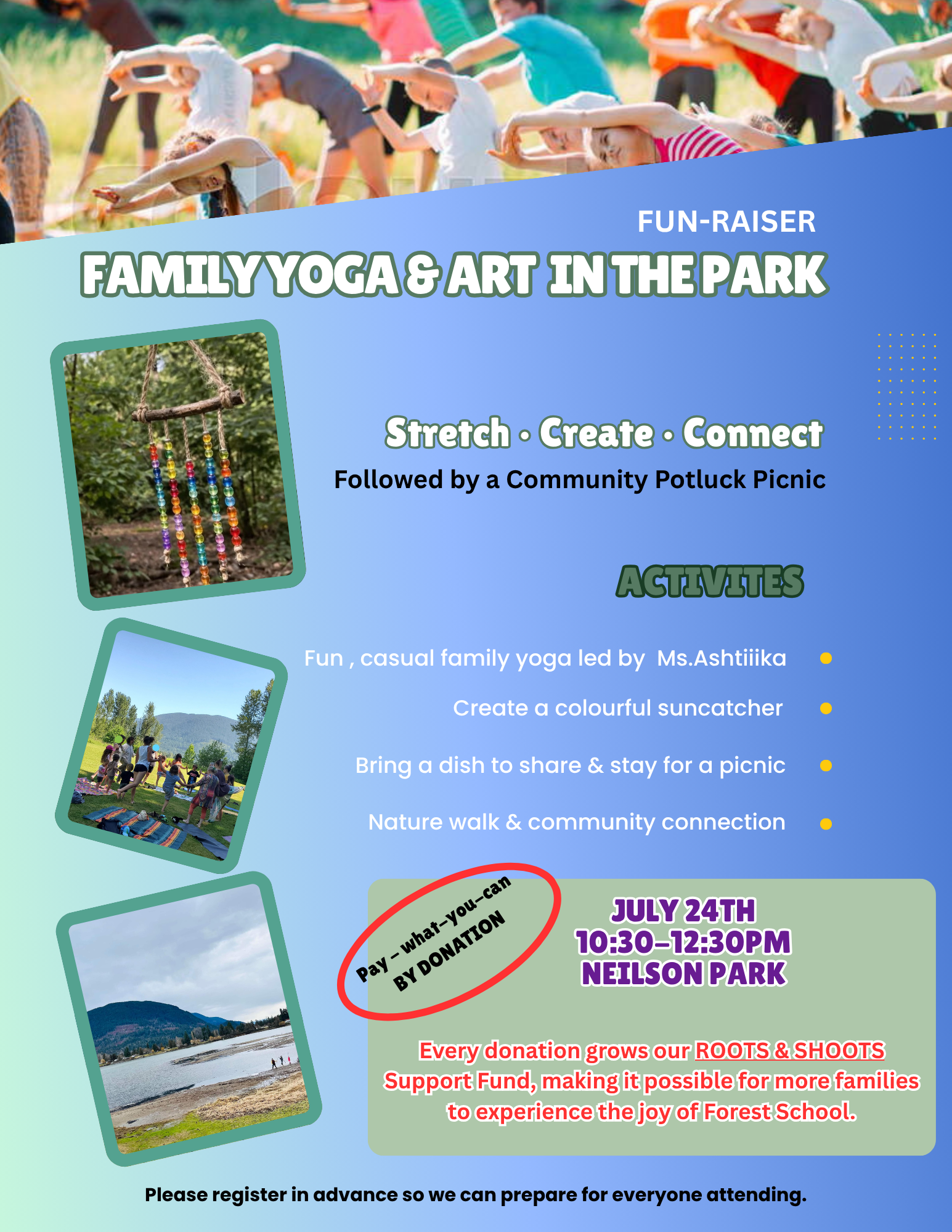 YOGA &amp; ART in the park picnic