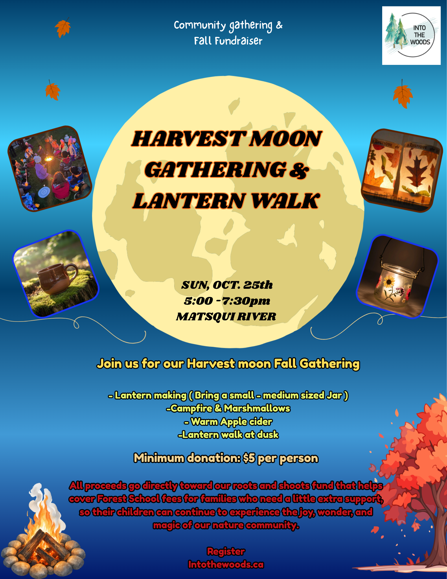 Full moon Fall gathering