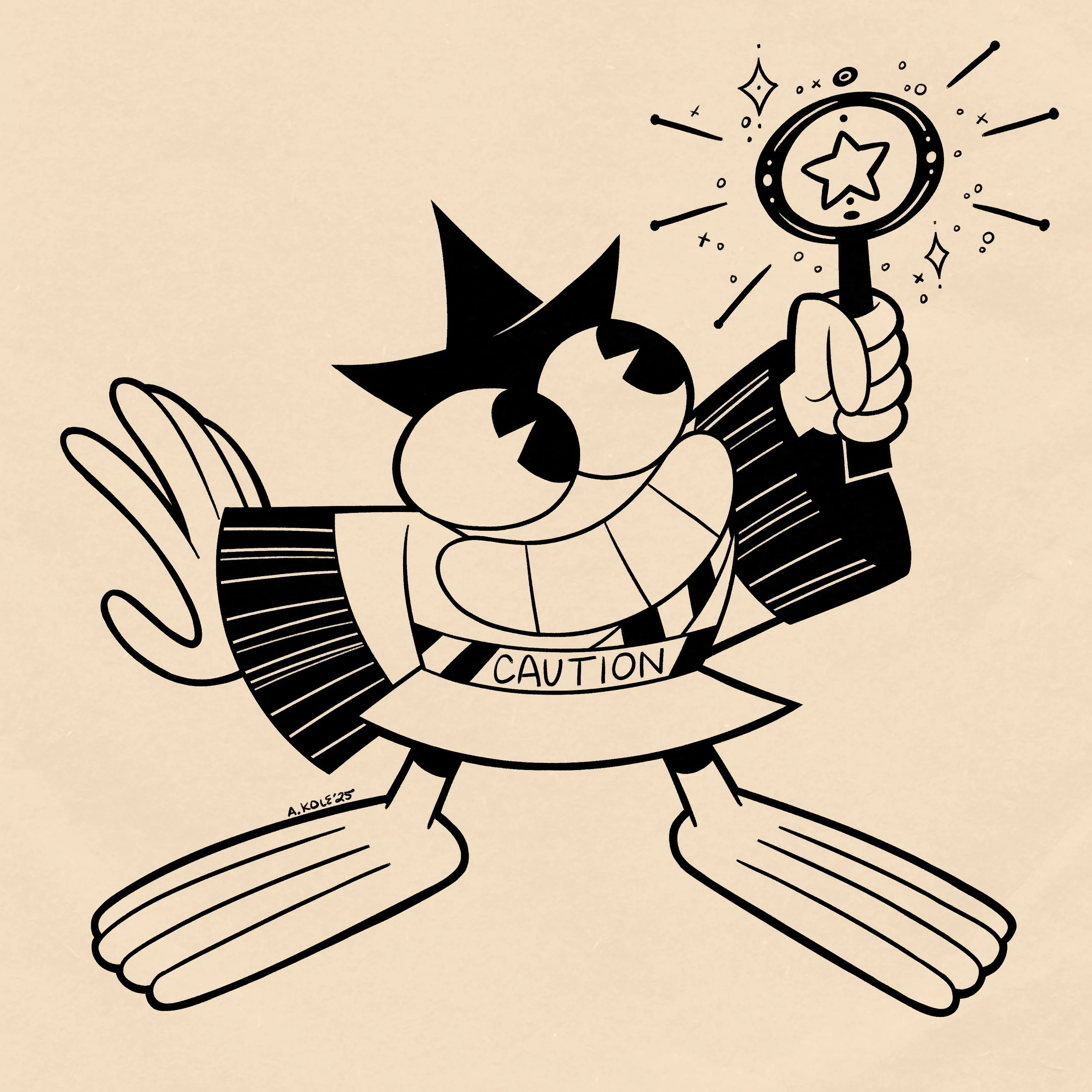 Day 31 Prompt: Award "And at the end of it all, Polli earns his first wand!"