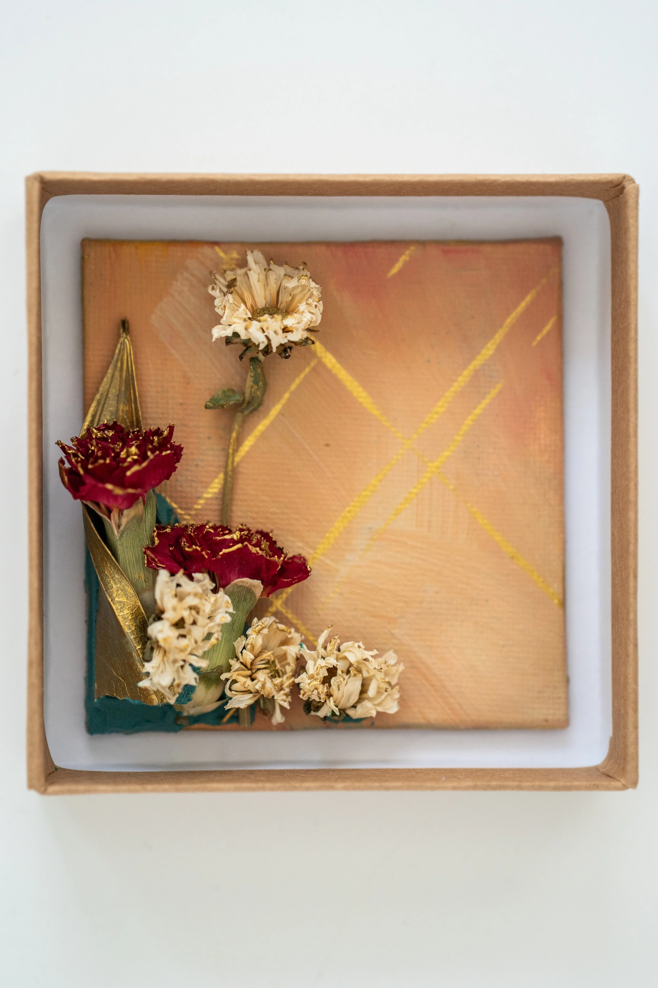 acrylic flower painting