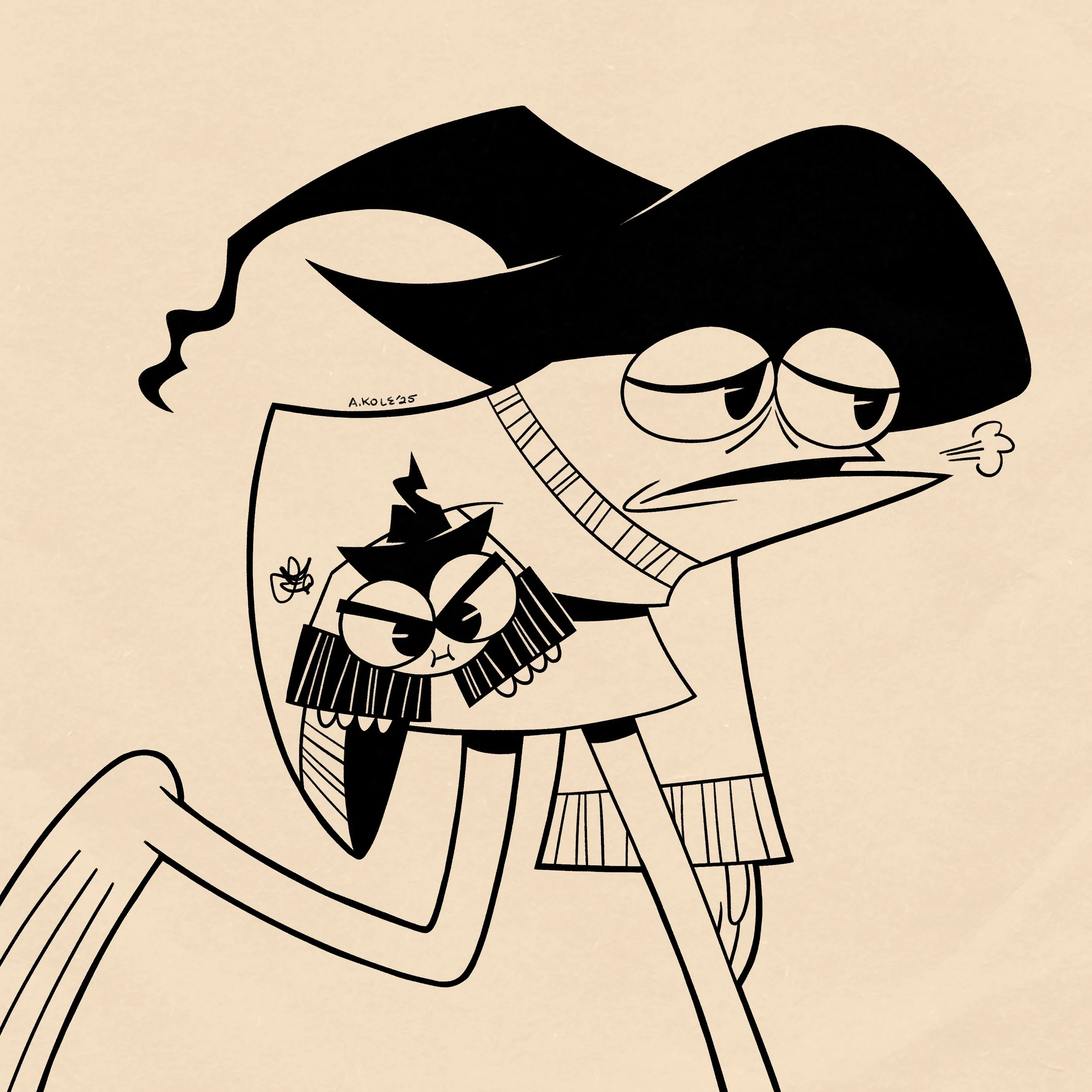 Day 15 Prompt: Ragged "Having an apprentice is exhausting!"