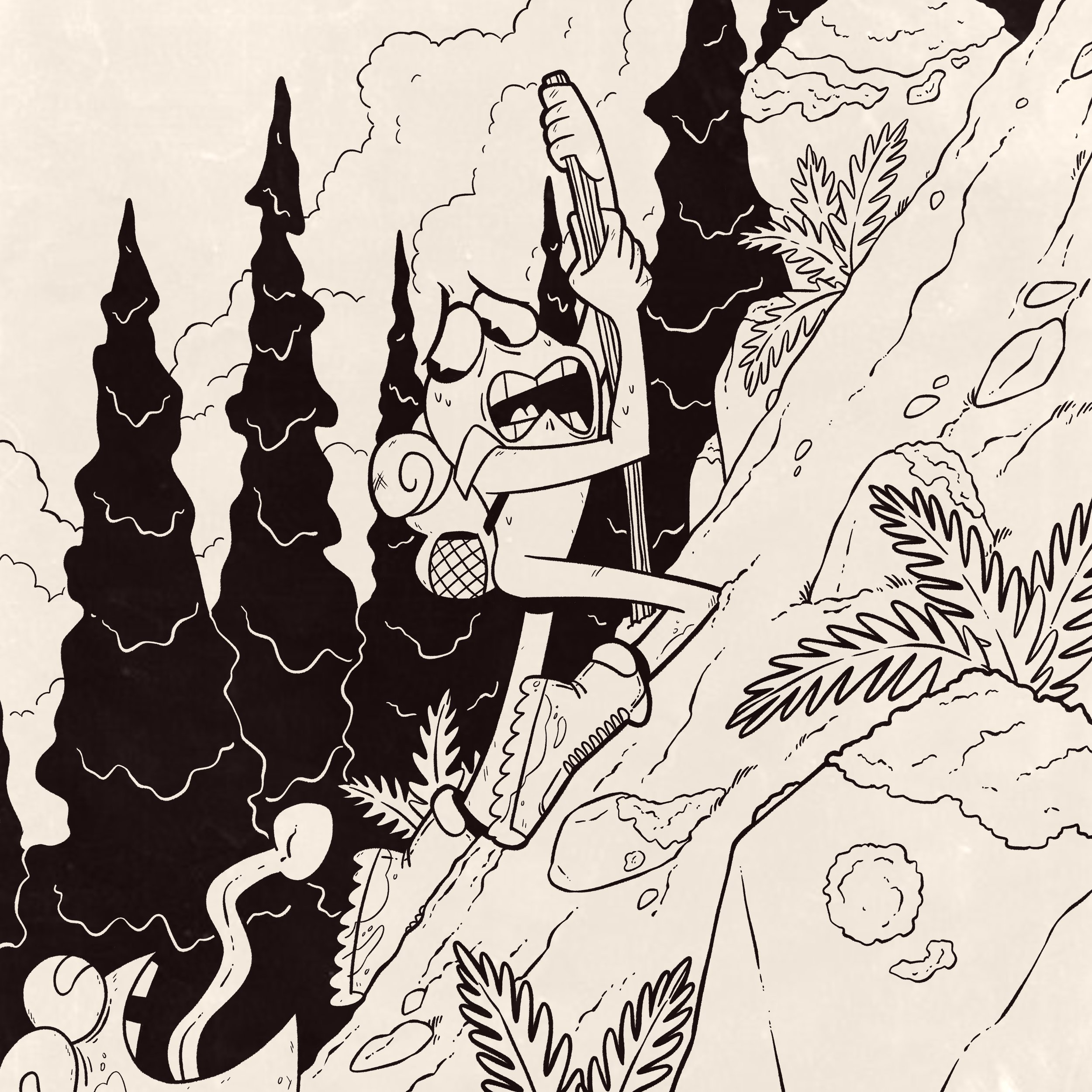 Day 08 Prompt: Hike
"Gotta keep moving or they'll getcha!"