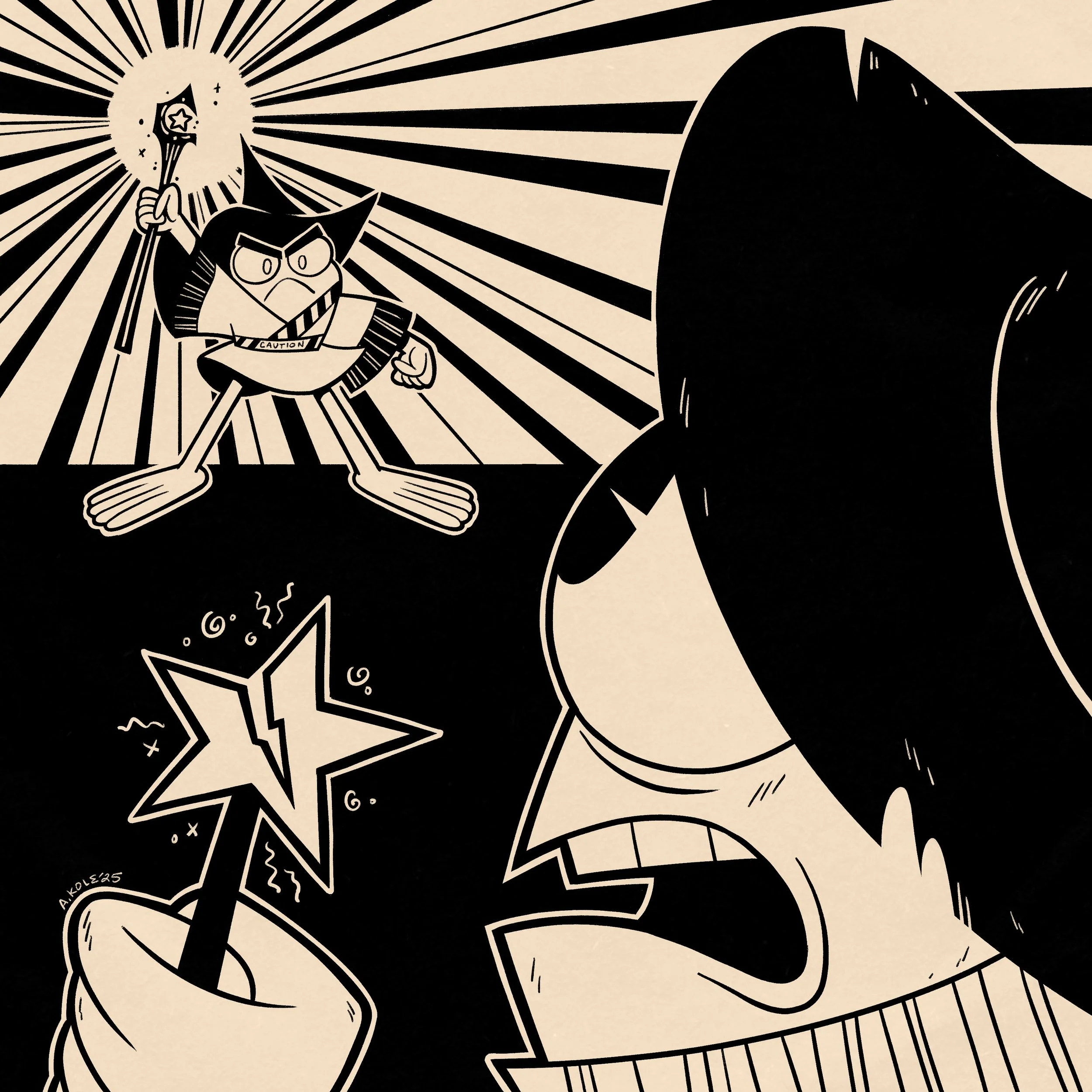 Day 20 Prompt: Rivals "Frogward never thought Polli would become his enemy"