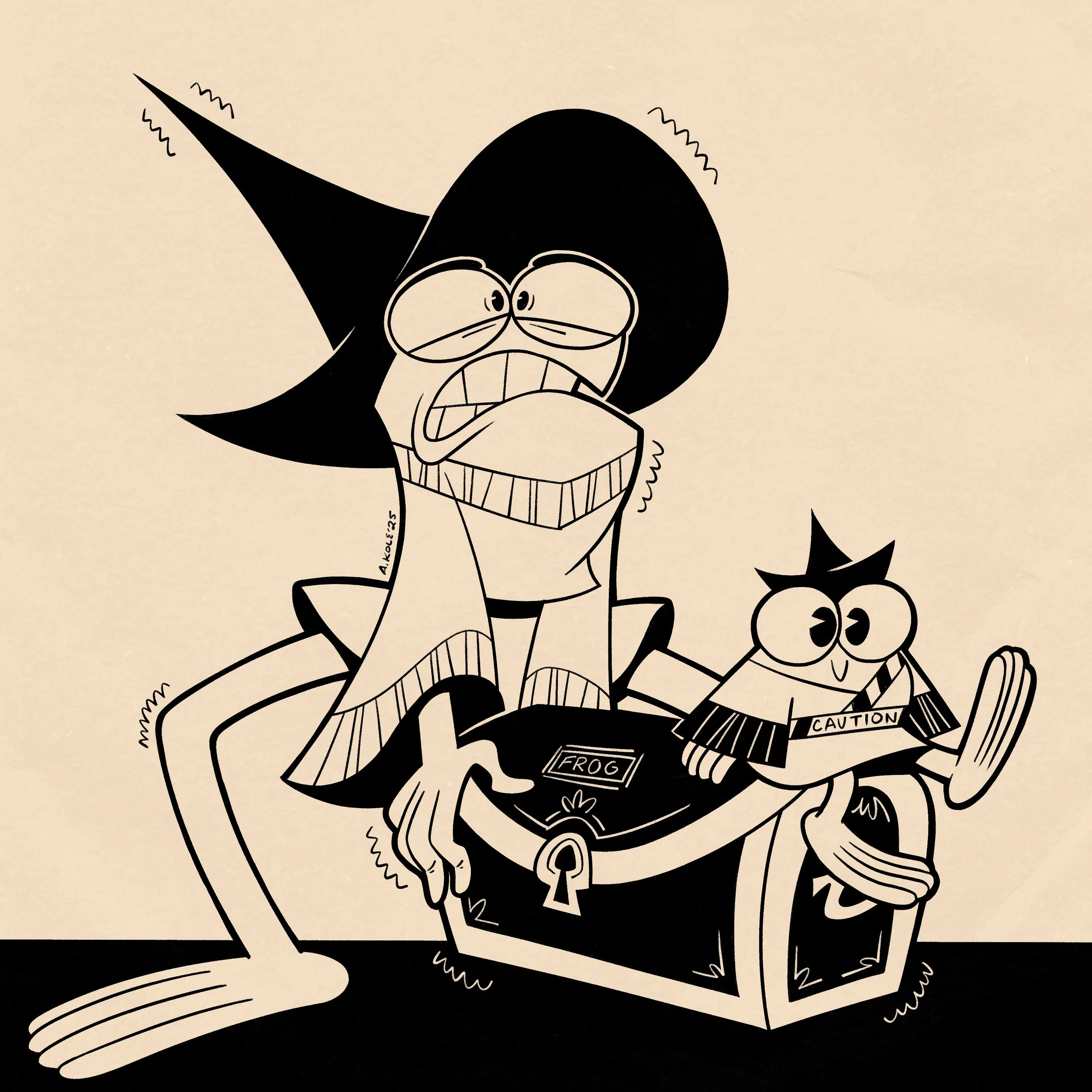 Day 09 Prompt: Heavy "Frogward doesn't remember this being so heavy"