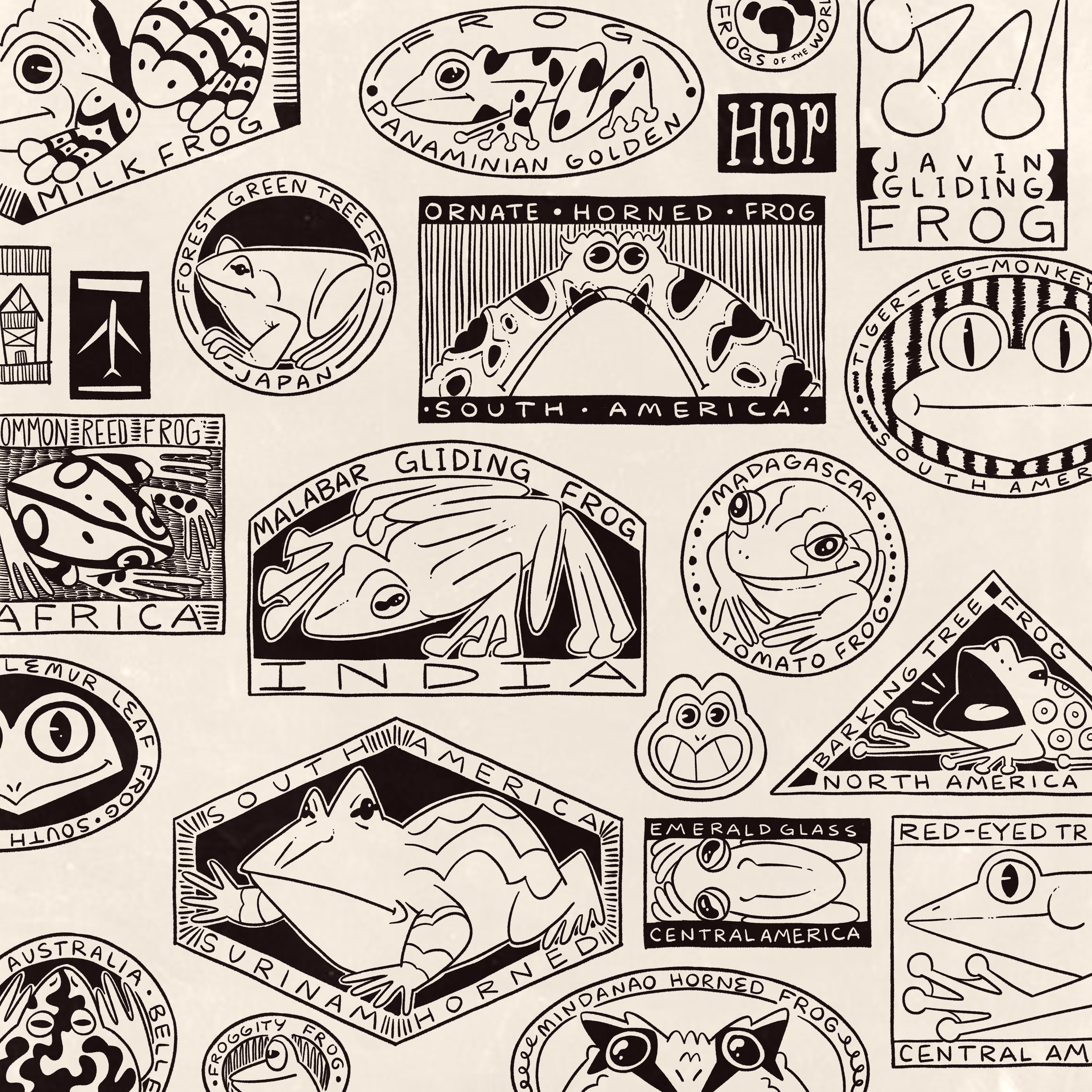 Day 07 Prompt: Passport
"Frogs of the world"