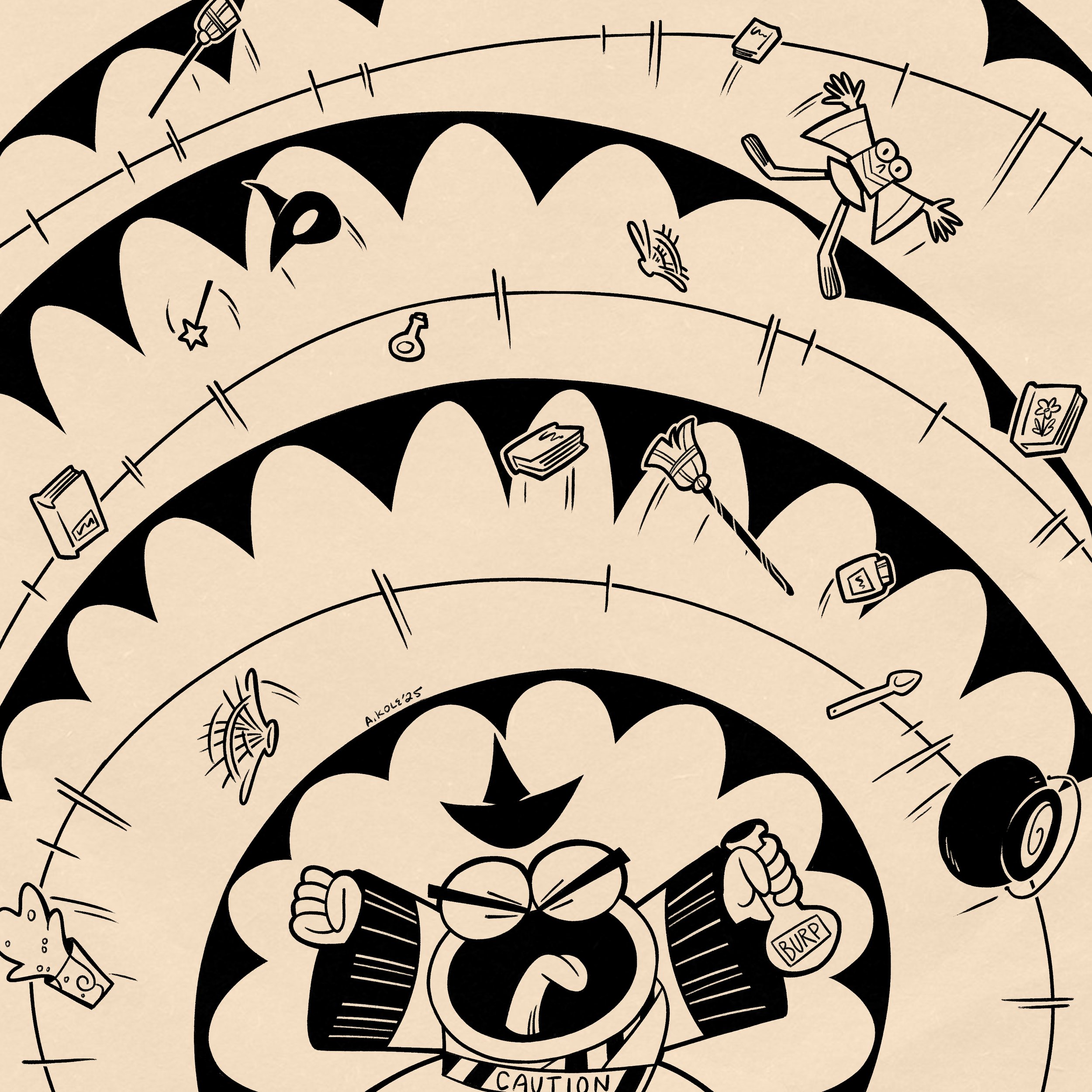 Day 21 Prompt: Blast "A burp so powerful nothing can stand in its way"