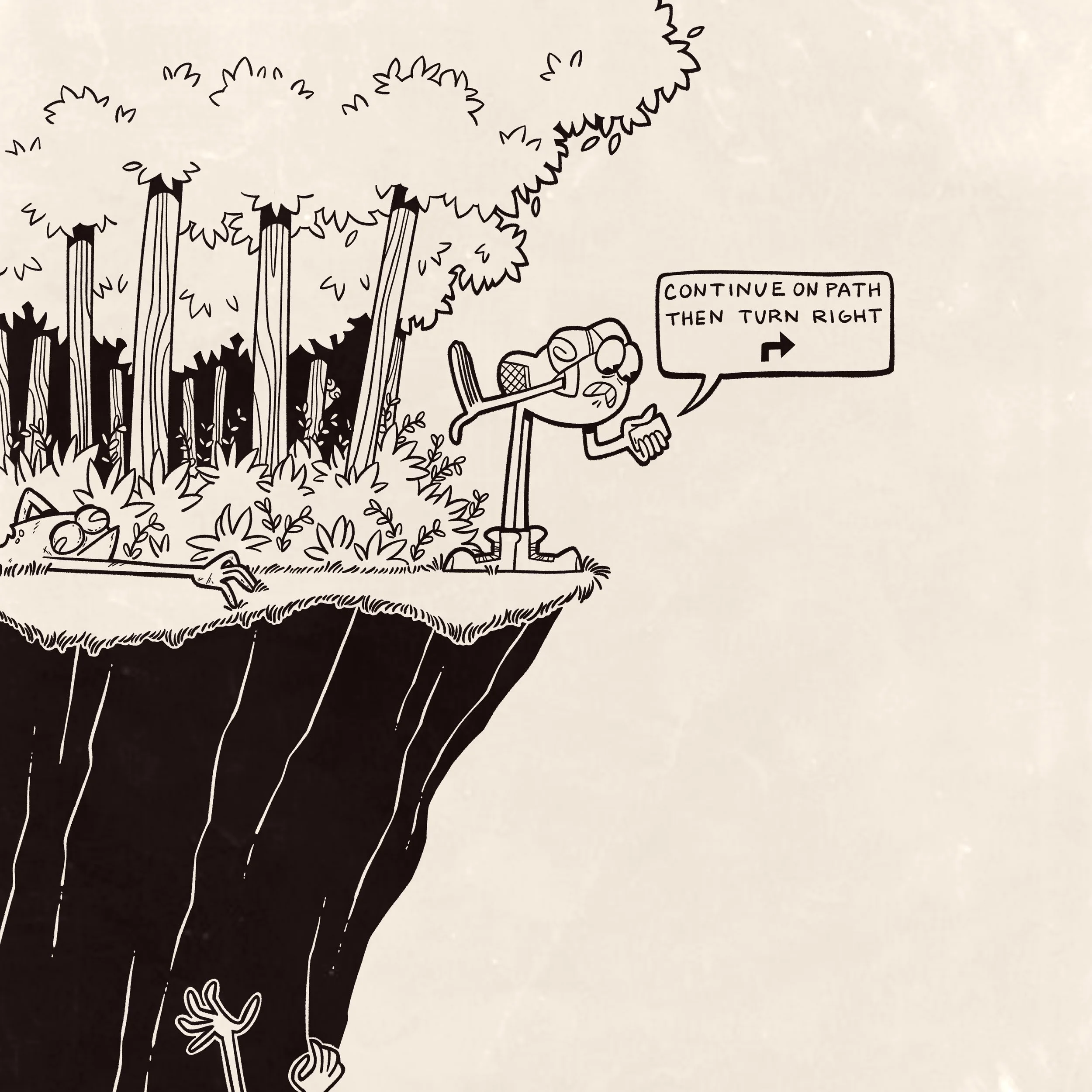 Day 29 Prompt: Navigator
"The GPS doesn't account for zombie interference"