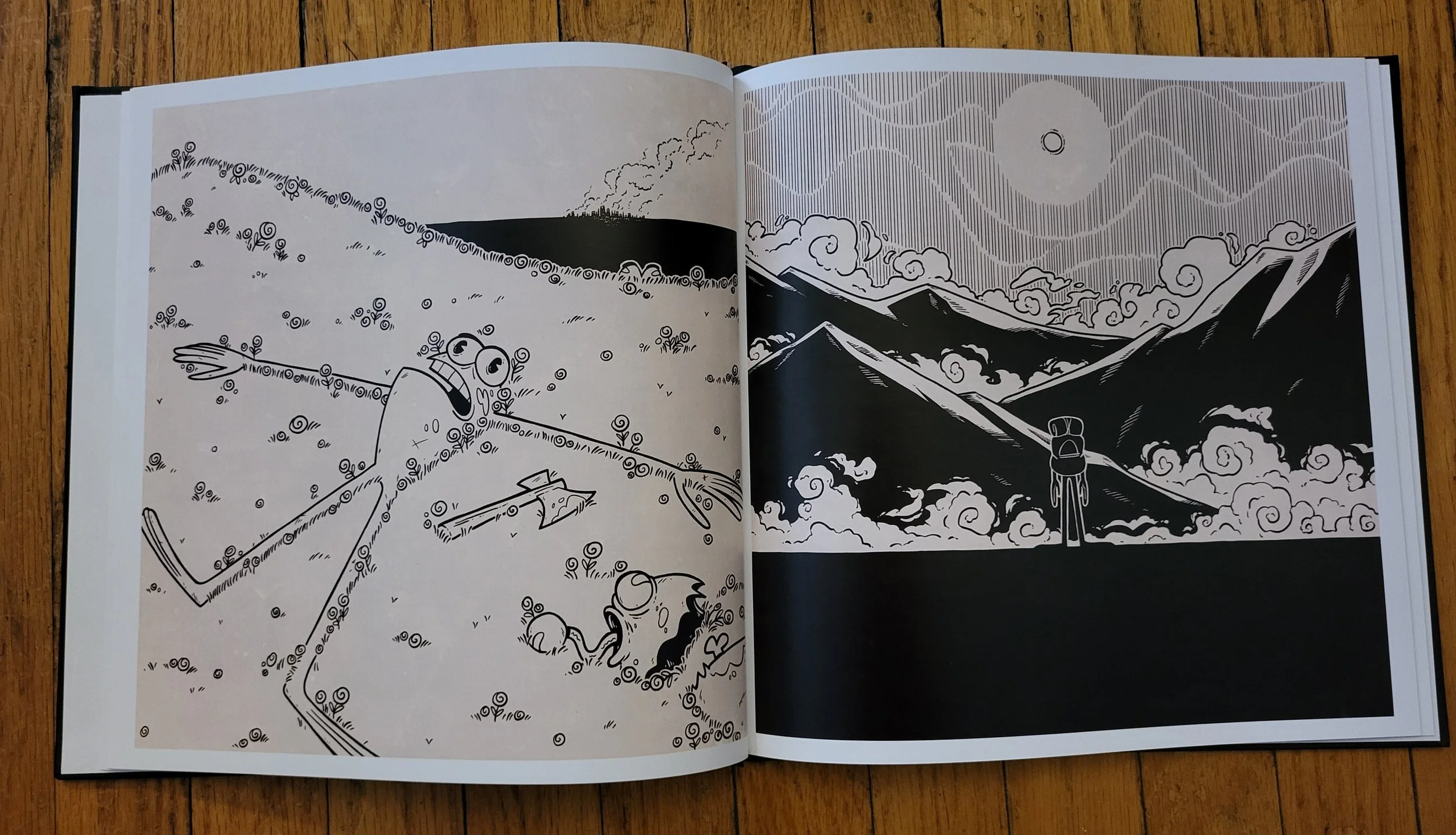 book of the final inktober illustrations