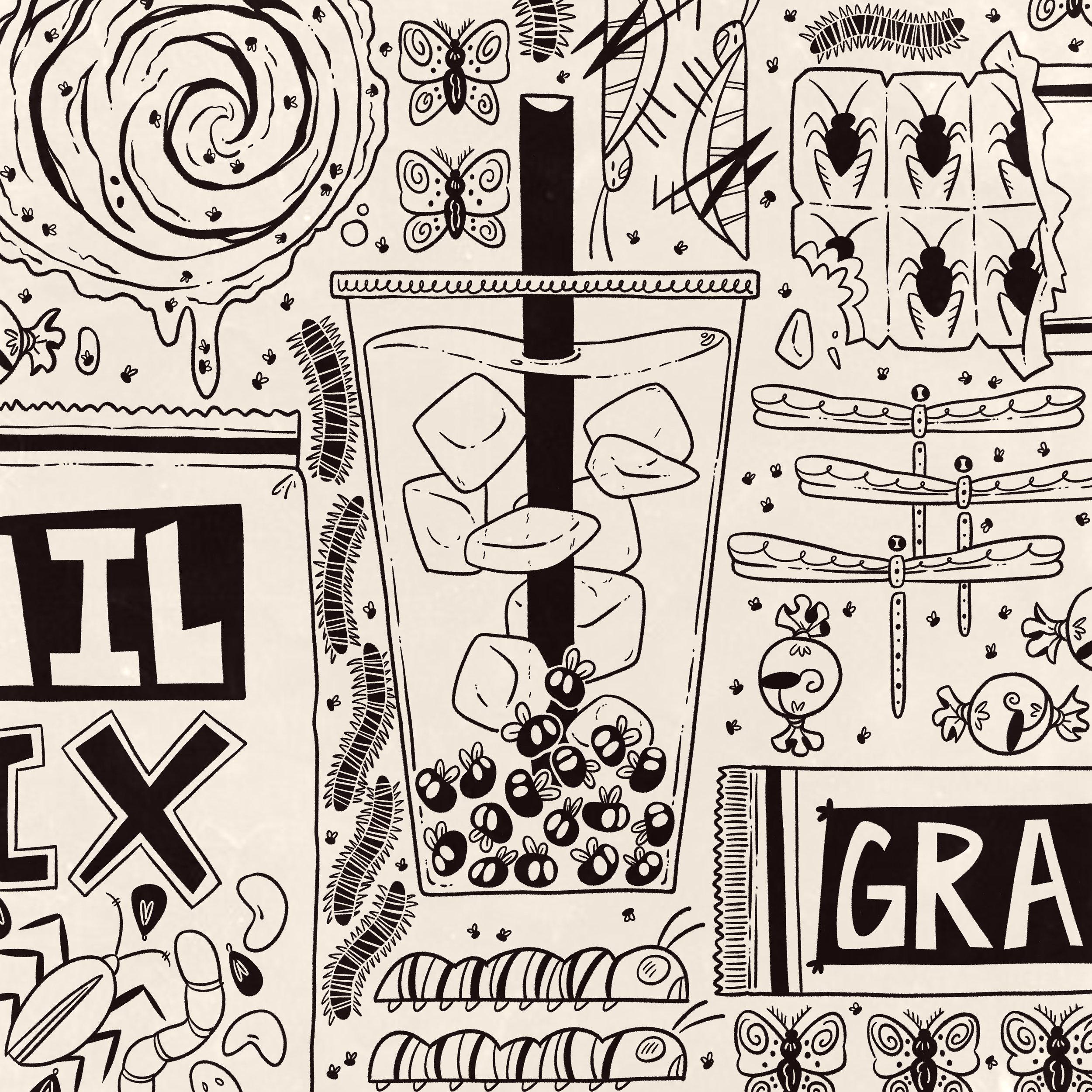 Day 11 Prompt: Snacks
"Gotta stay stocked up of goodies"