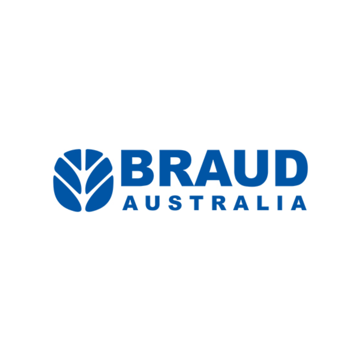Logo of Braud Australia with a stylized blue leaf icon and the text 'BRAUD AUSTRALIA' in blue capital letters.