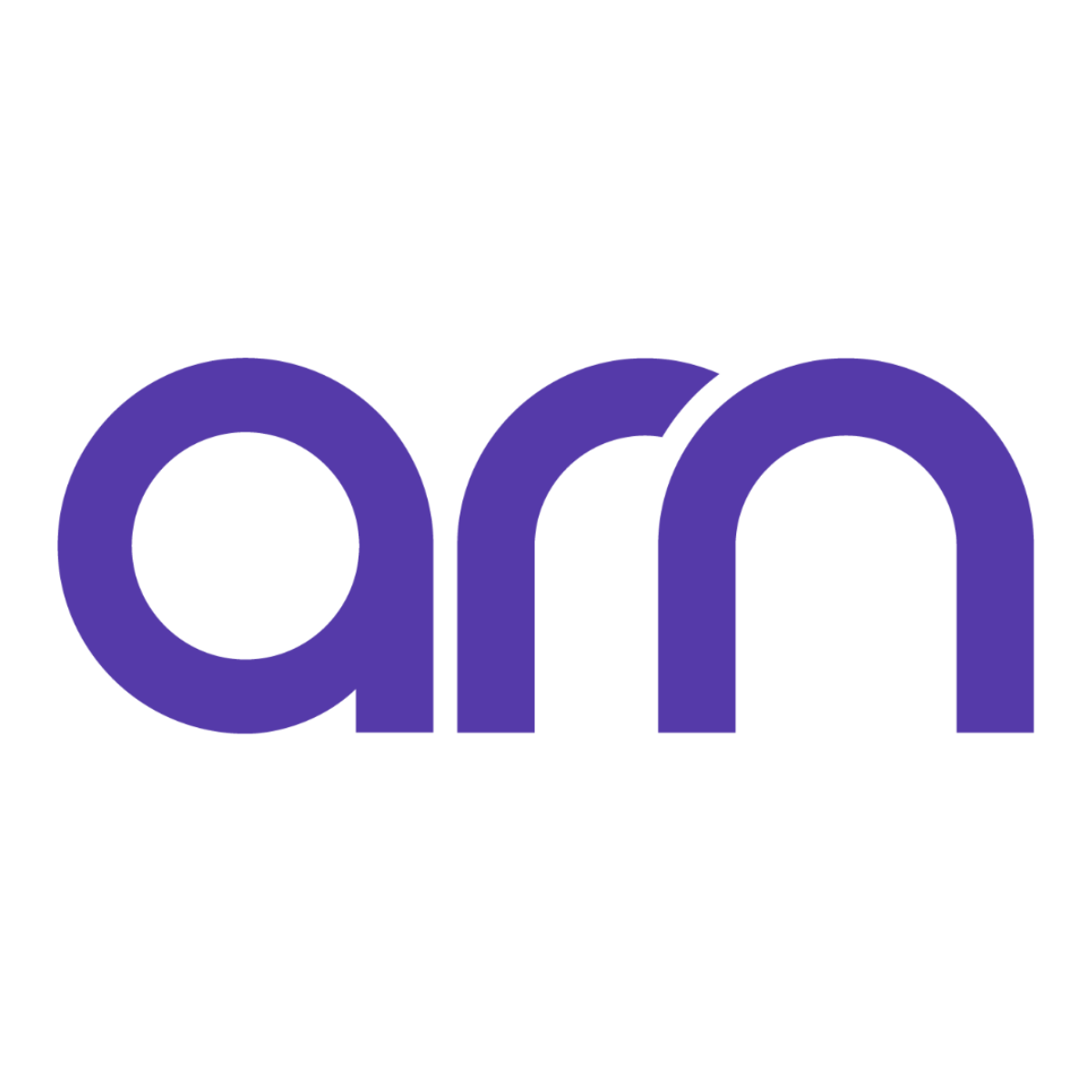The word "am" written in bold purple lowercase letters on a white background.