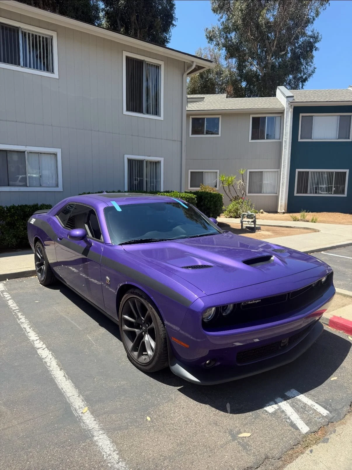 2023 challenger with some fresh glass! 
-
-
-
On The Go Windshield Repair! 
#mobileservice #dodge #challenger #sandiego_ca