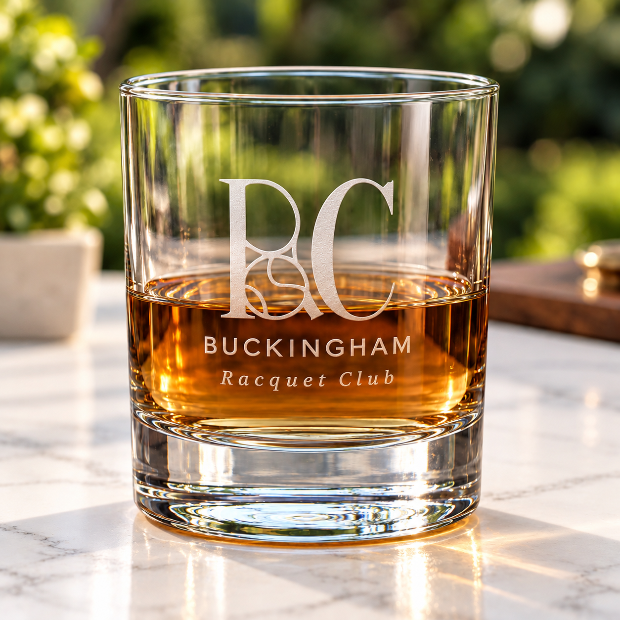Personalized Sand-Carved Whiskey Glasses – Custom Artwork