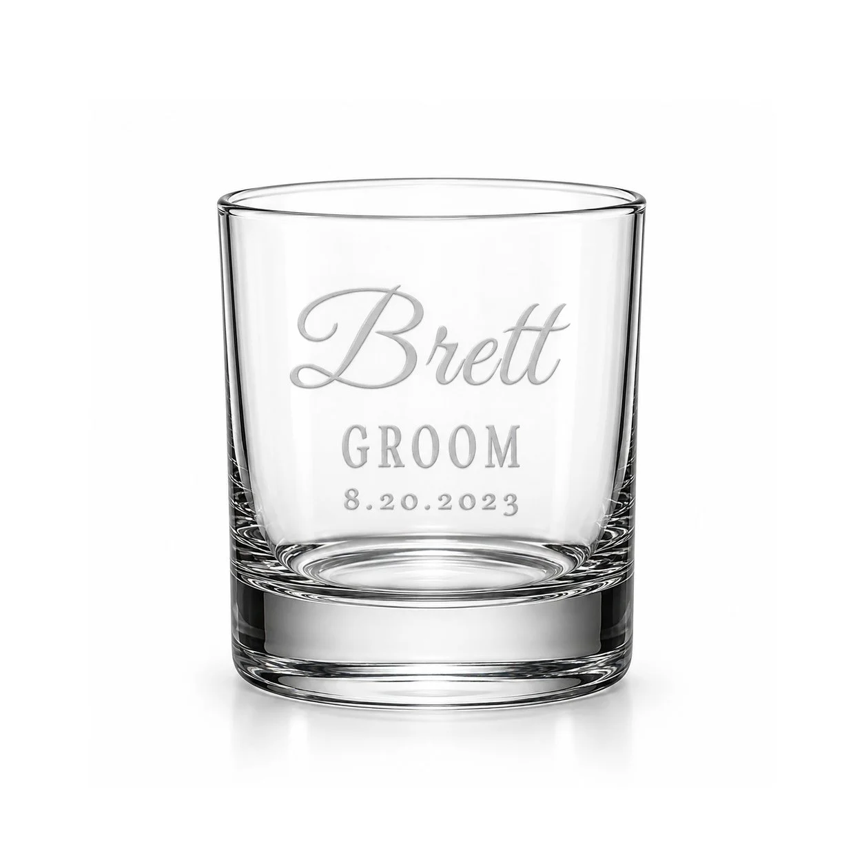 Wedding Party Whiskey Glass
