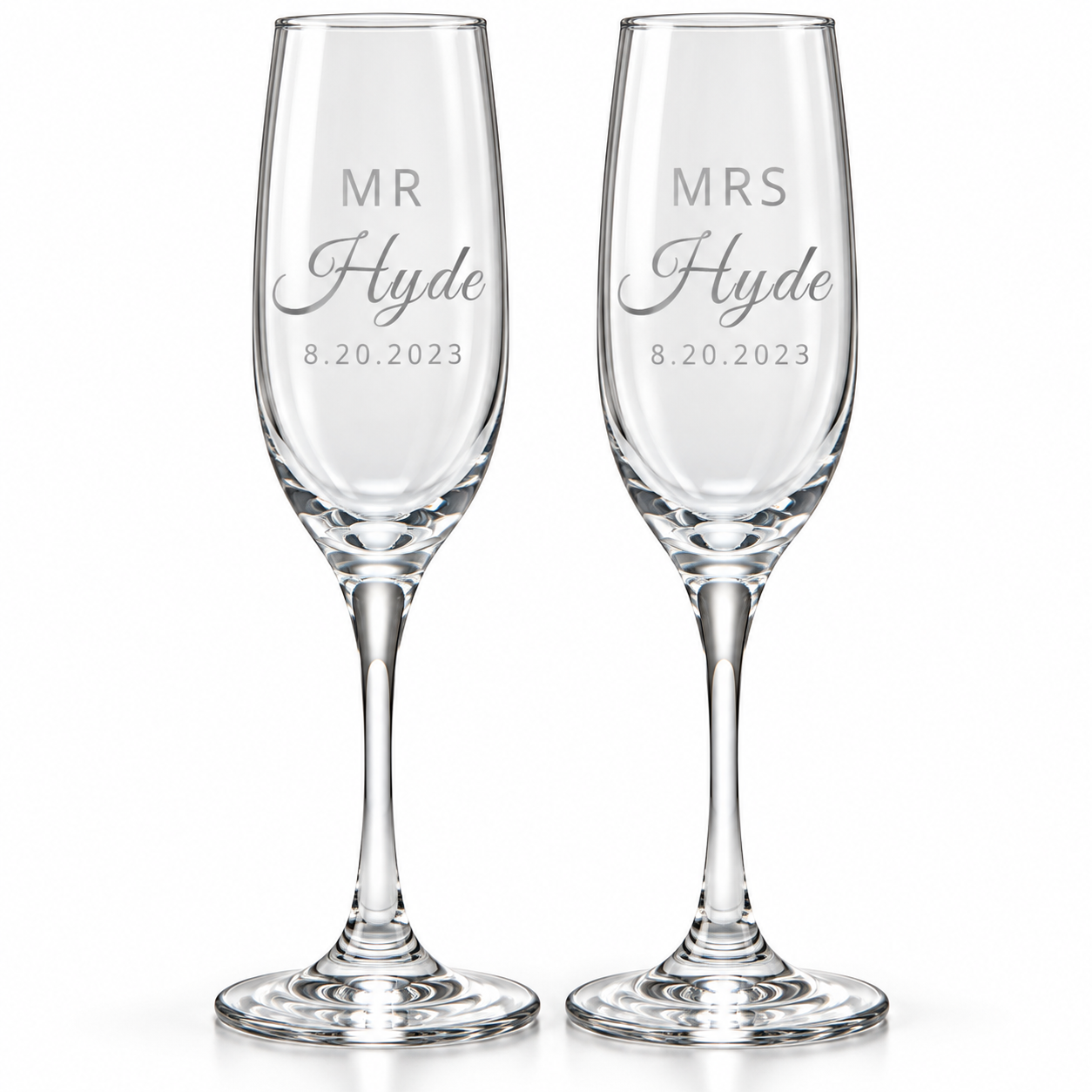 Mr & Mrs Last Name Set