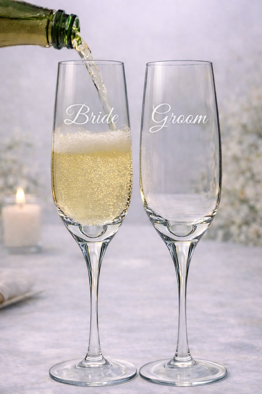 3. Bride and Groom Elegant Script Pouring Champange into Glass.png