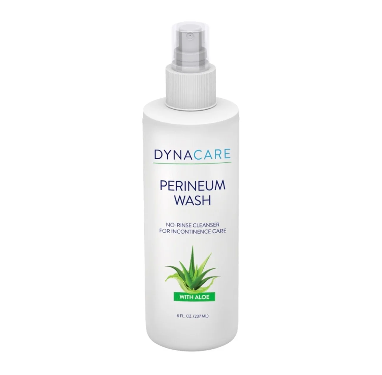 DynaCare Perineum Wash with Aloe, 8 fl oz – No-Rinse Cleanser for Incontinence Care