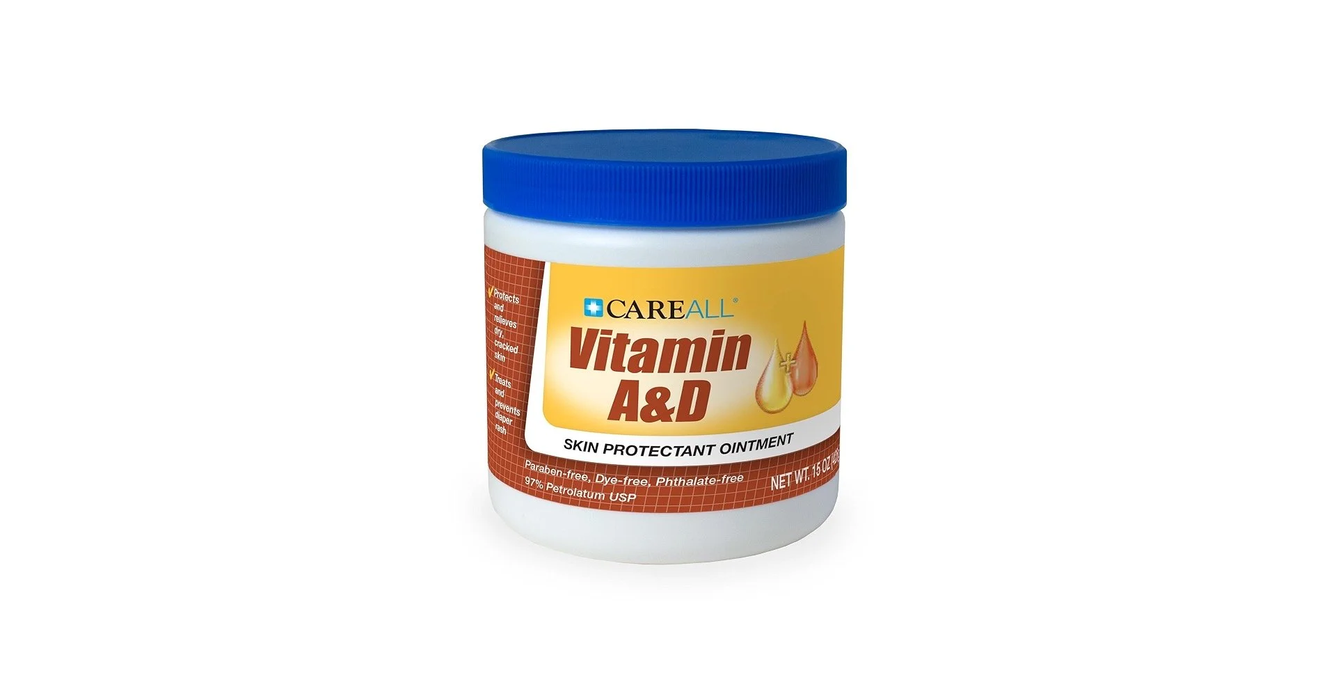 CareAll Vitamin A&D Skin Protectant Ointment – 15 oz