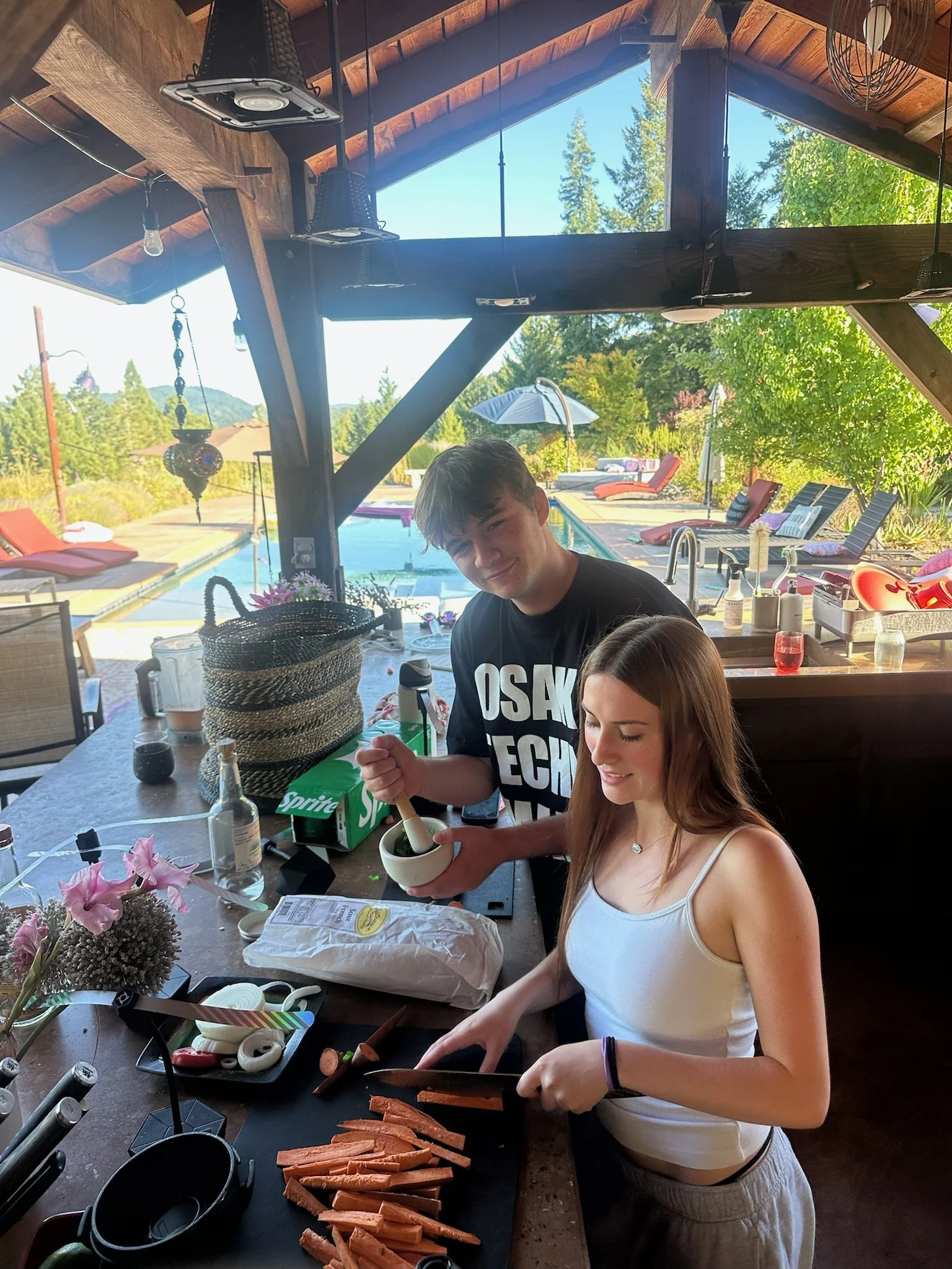 Jack and flora cooking.JPG