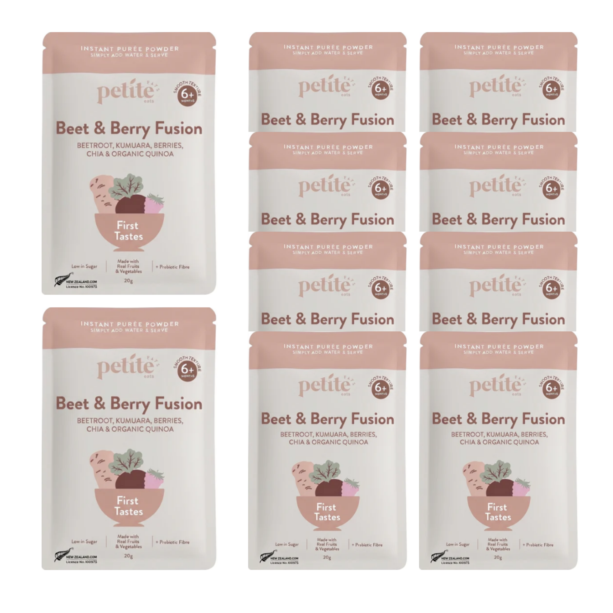 10 Pack Beet & Berry Fusion Puree Bundle
