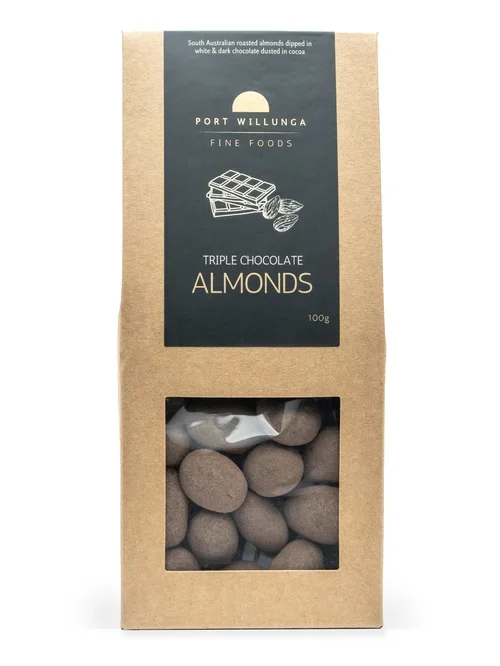 Triple Chocolate Almonds 100g