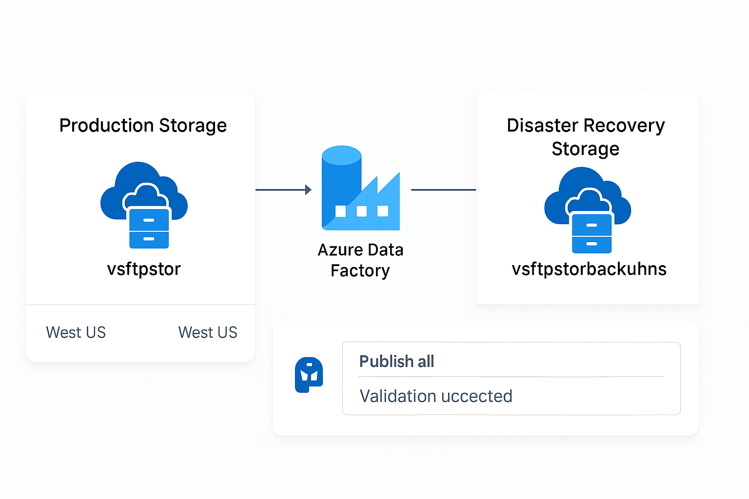 Automated Azure Storage DR Backup Using Data Factory