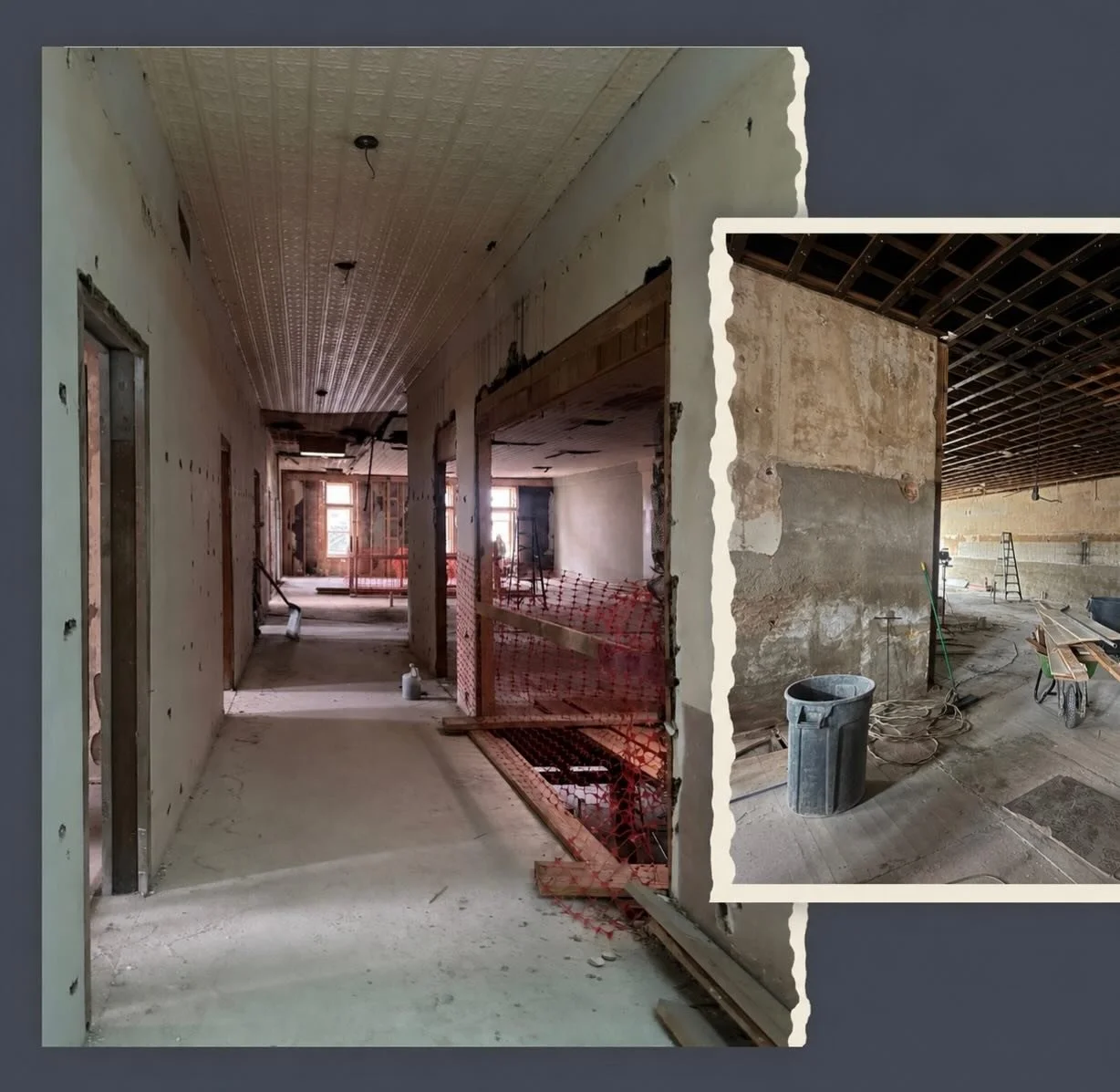 Spaces like this carry so much story within their walls. We&rsquo;re excited to help with a renovation in historic downtown Bryan&mdash;thoughtfully preserving what&rsquo;s been while creating something new. More to come soon!  #TimelessDesign #Desig