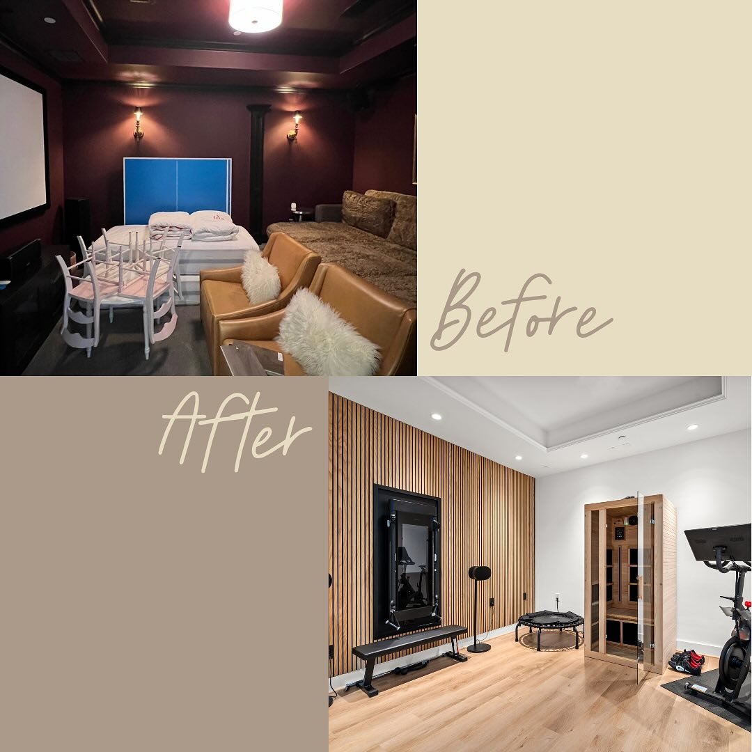 Before: unused potential. After: a custom wellness room.
 We believe every room should have a purpose&mdash;and look beautiful doing it!

#RevivalLivingDesign #FunctionalDesign #intentionaldesign