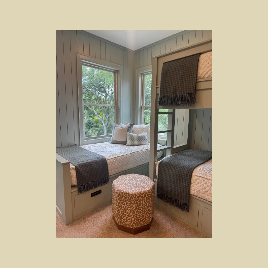 A cozy bunk room designed for sleepovers, summer visits, and the kind of togetherness that never goes out of style.

#RevivalLiving #DesignWithPurpose
#FunctionalDesign 
#IntentionalSpaces