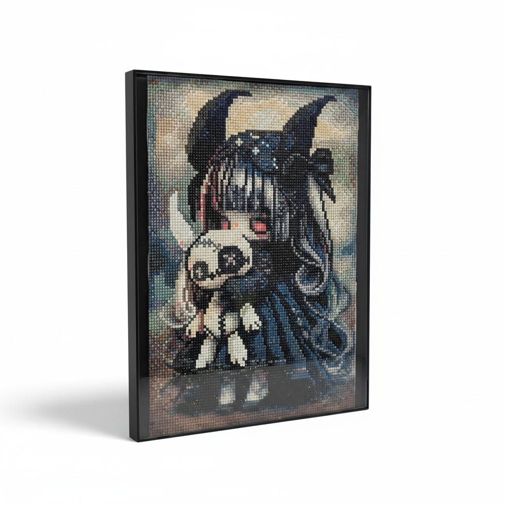 The Horned Keeper of Small Shadows - A Recovered Wall Relic