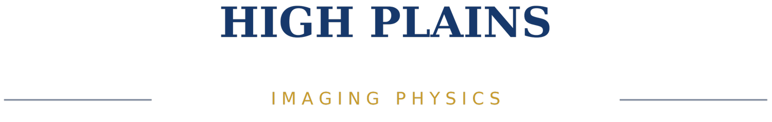 High Plains Imaging Physics
